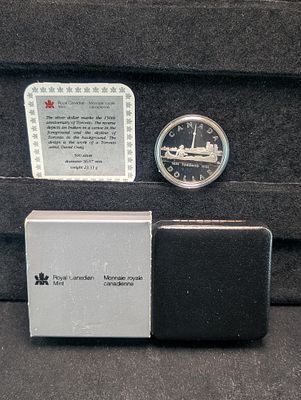 1984 Canadian Silver Proof Dollar, 50% Silver 23.33g Condition PLEASE NOTE Some coins may have 