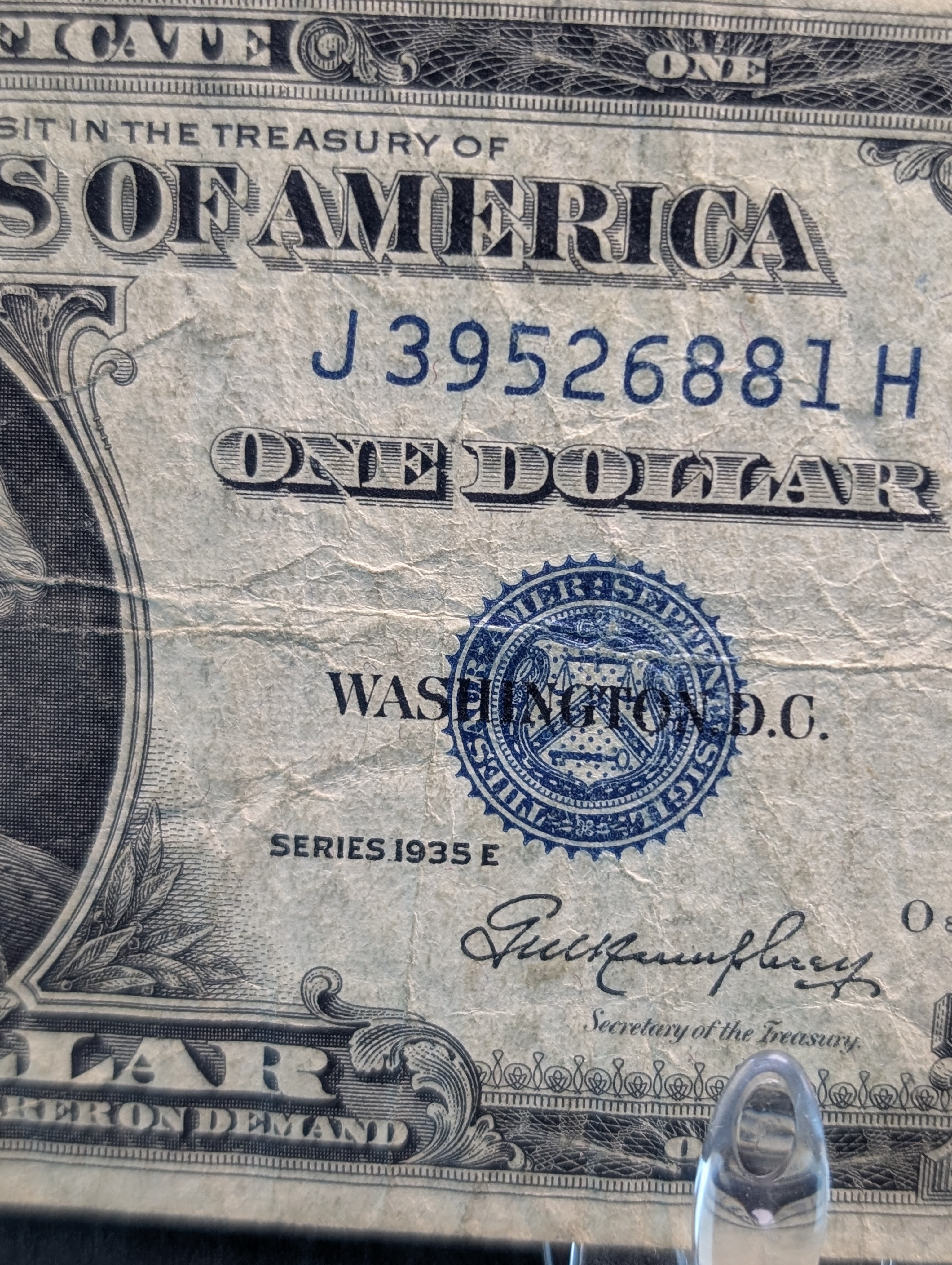 1935-E, 1935-G, (3) 1957-A, & (5) 1957-B One Dollar Silver Certificate Notes, 10 Notes