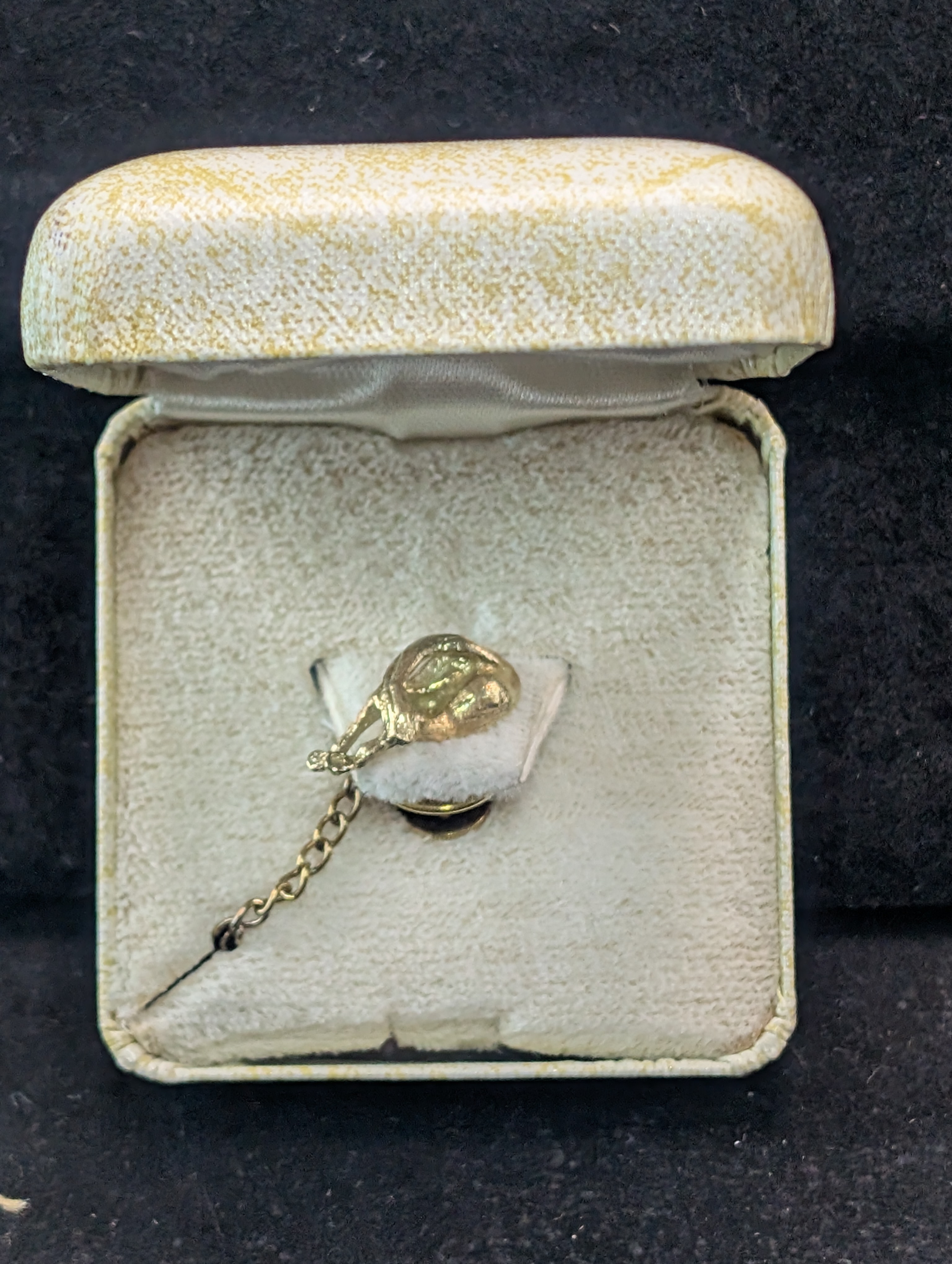 Gold Colored Horse's Butt Lapel Pin ( Not Gold)