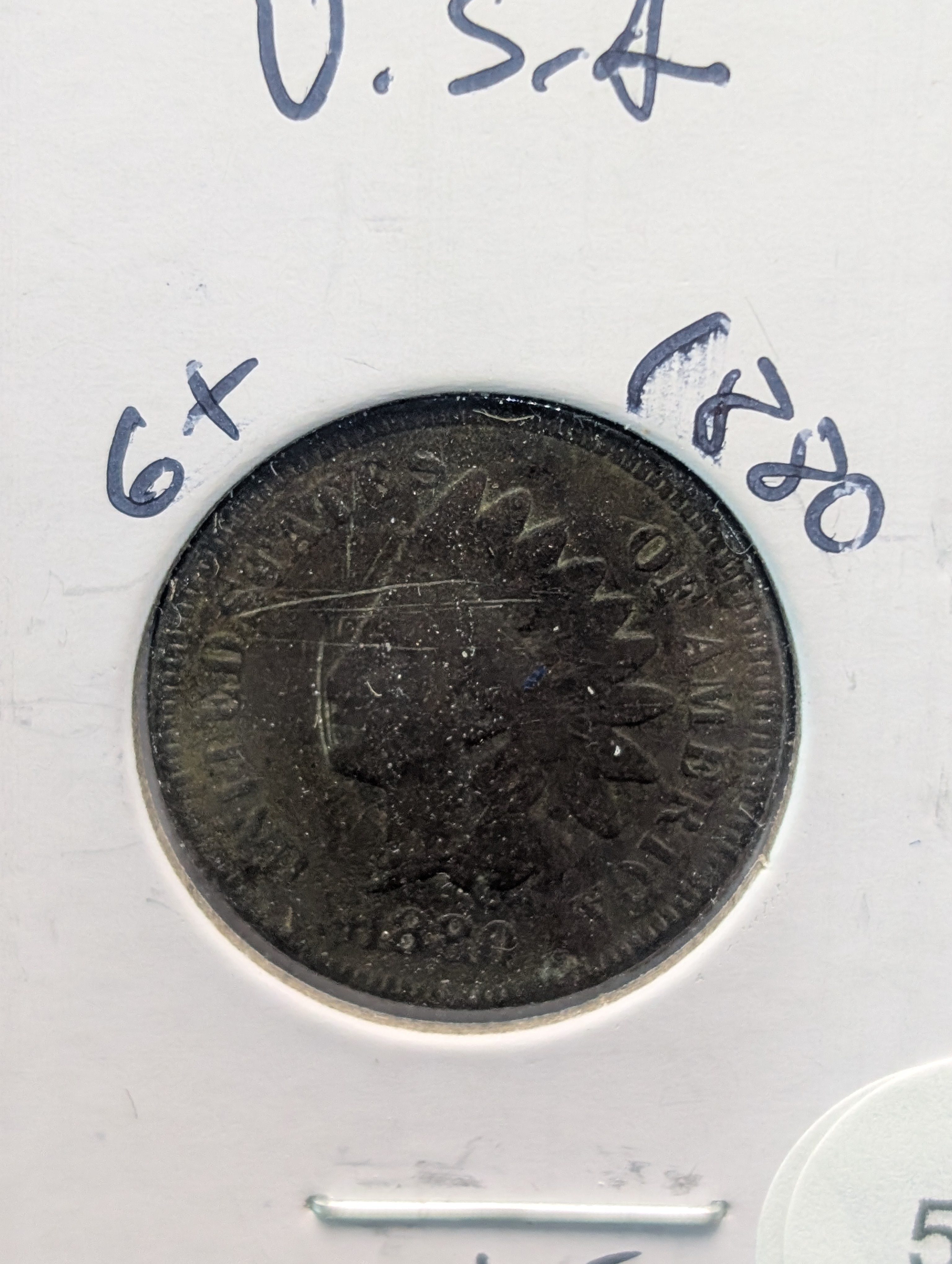 1880, 1881 & 1882 Indian Head Cents