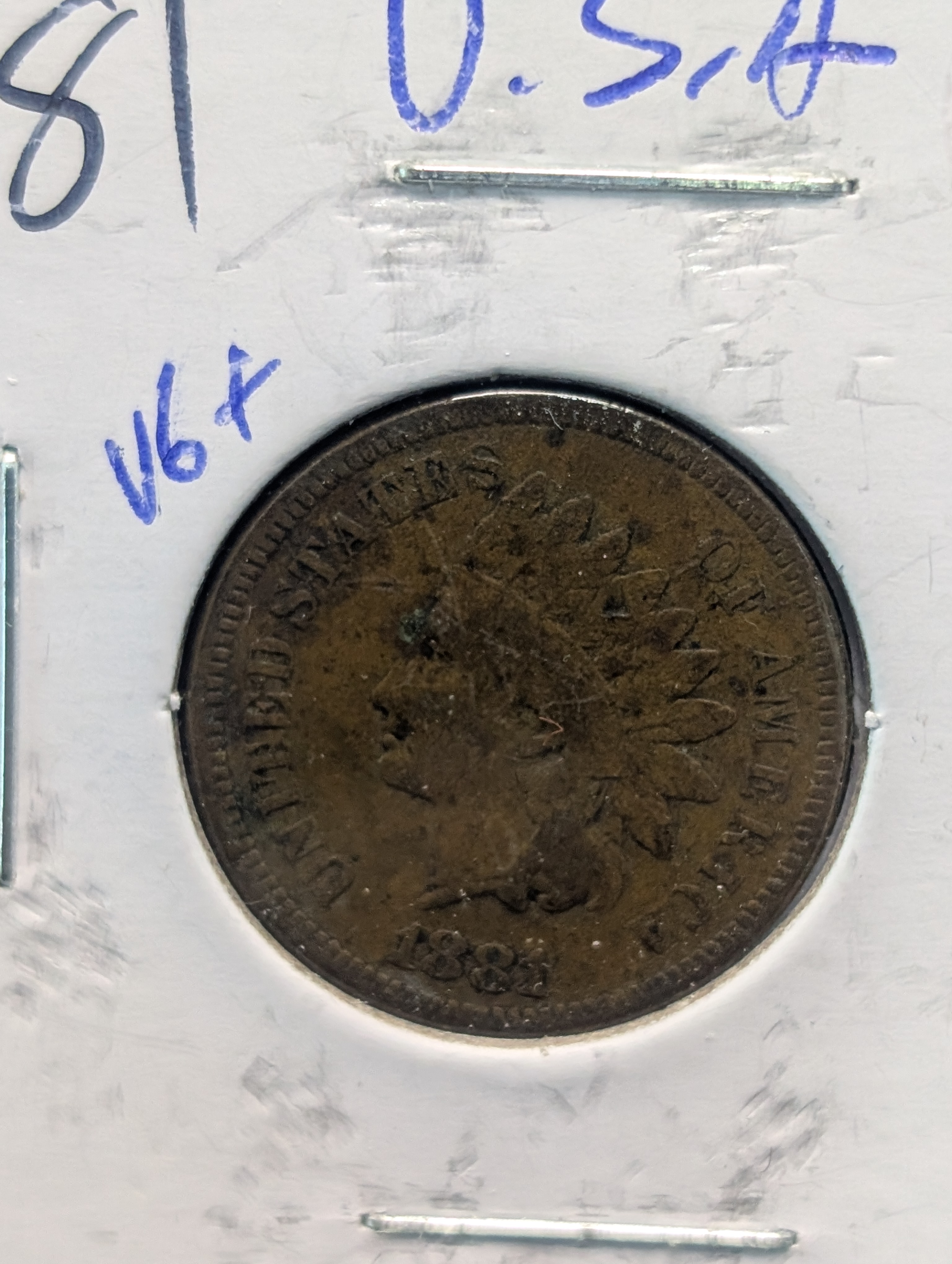 1880, 1881 & 1882 Indian Head Cents