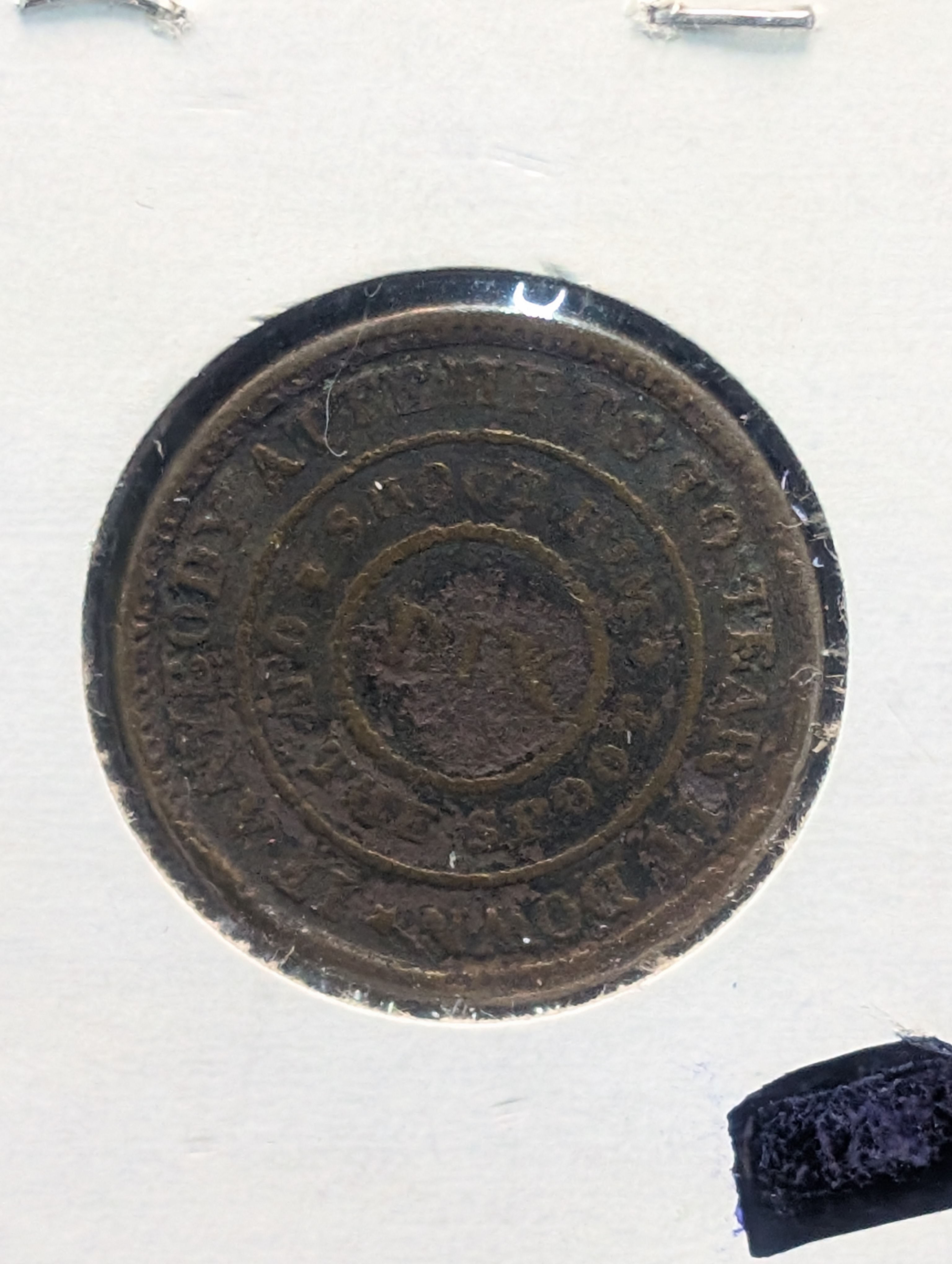 1863 Civil War Token - "Flag of Our Union" - "Shoot Him On The Spot"