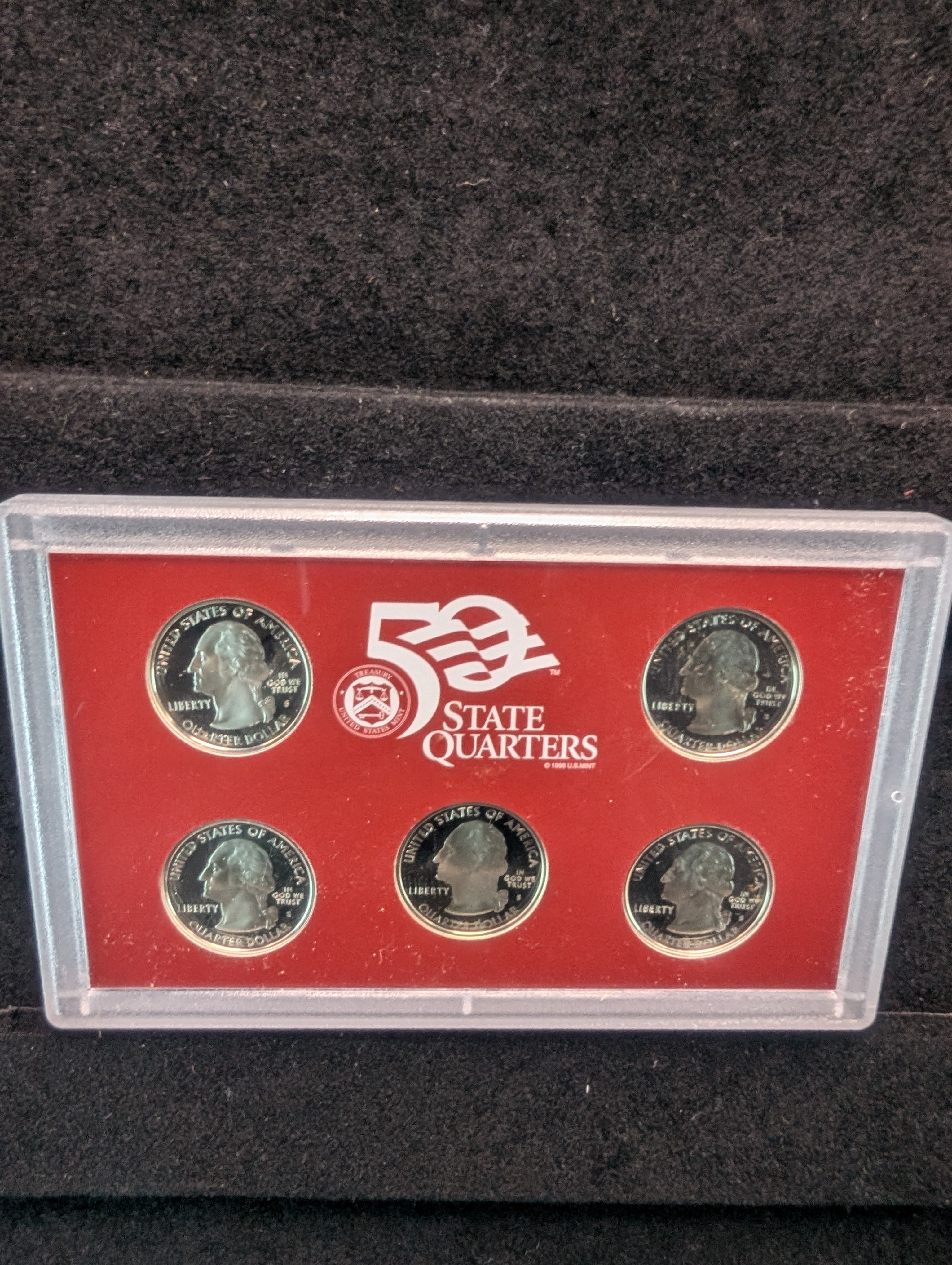 2006-S U.S. Mint Silver Proof Set In OGP w/COA, Contains Seven 90% Silver Coins