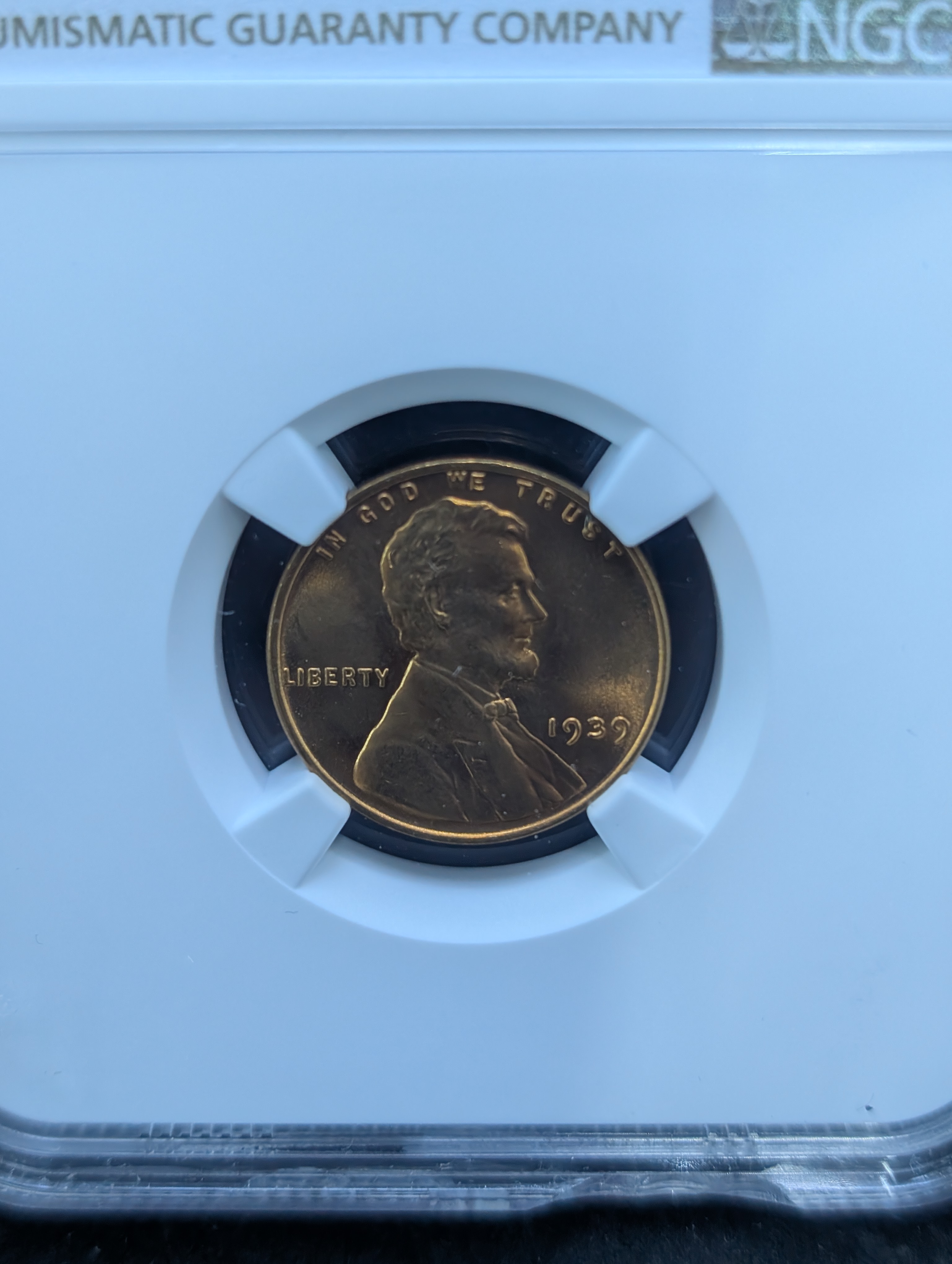 1939 Lincoln Wheat Cent NGC MS 67 RD