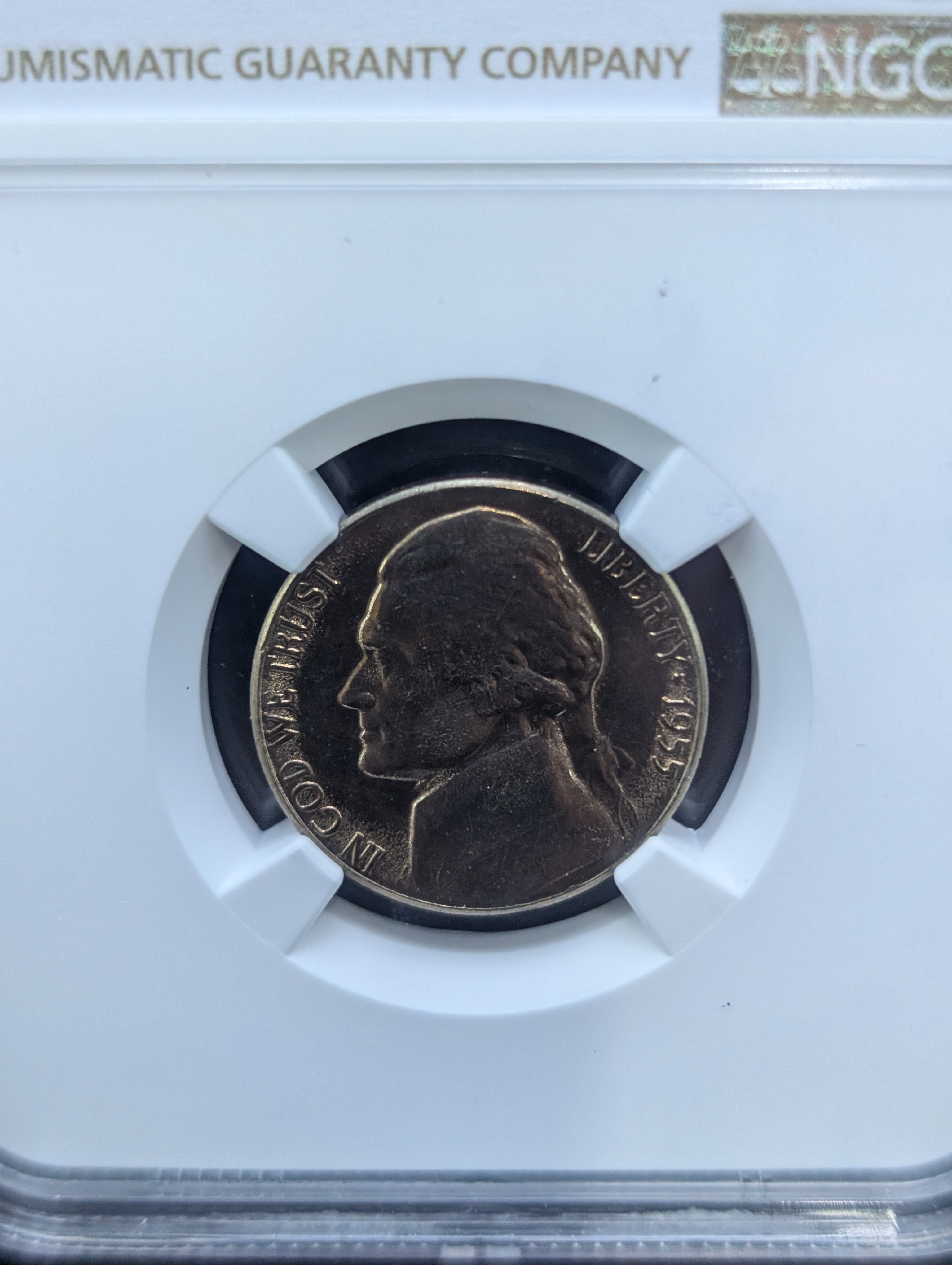1955 Jefferson Nickel NGC MS 66