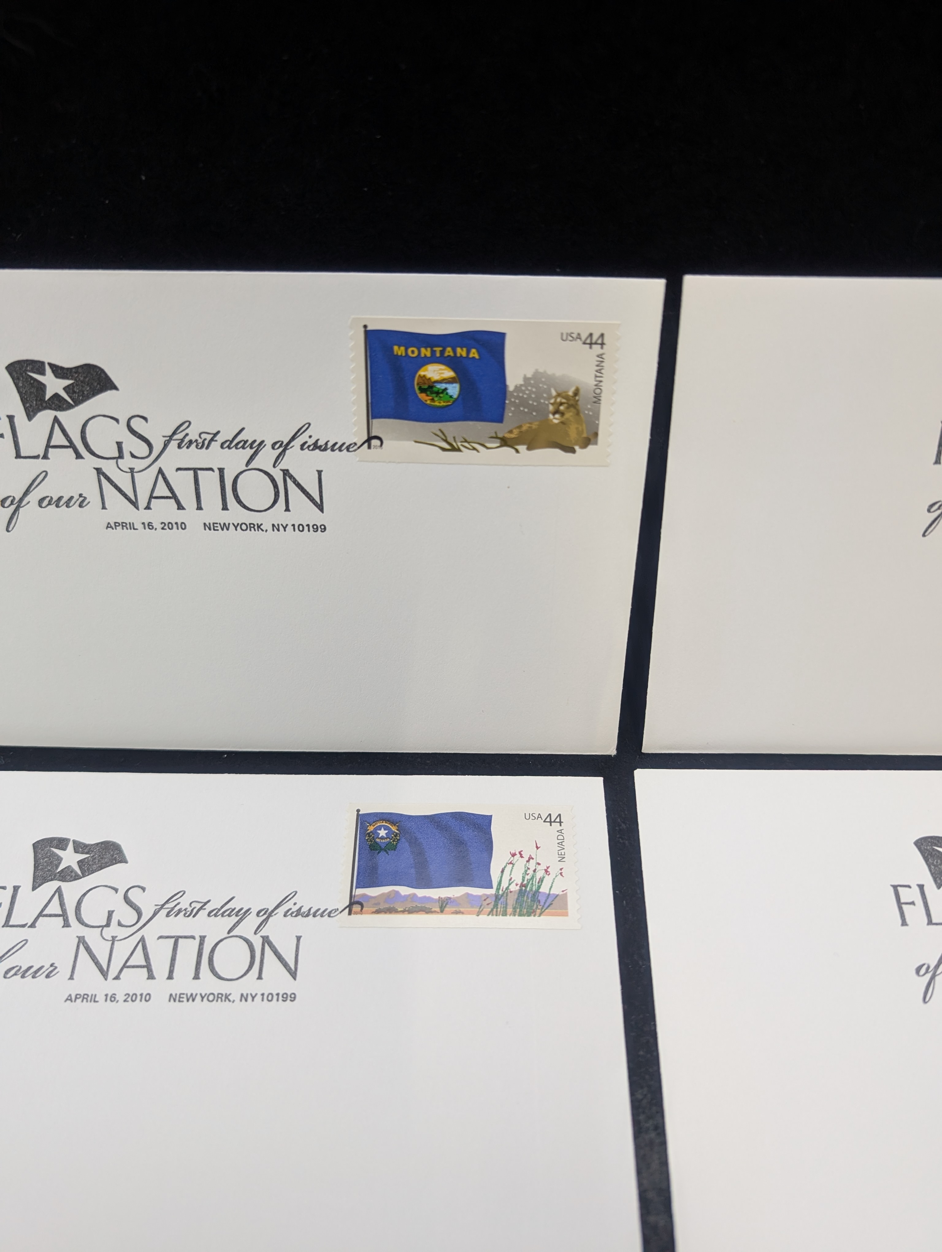 (5) Assorted "Flags of Our Nation" First Day Cachets