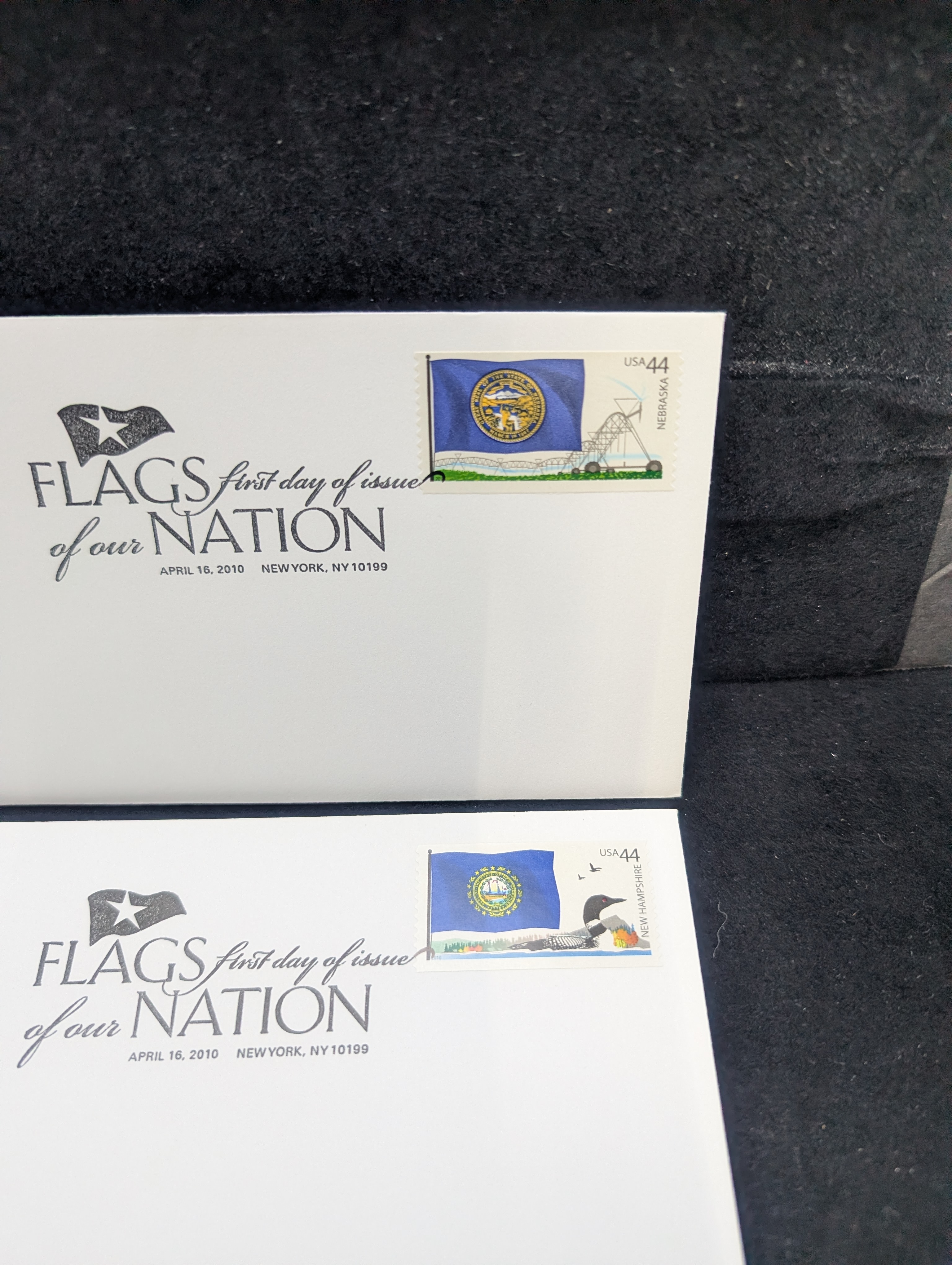 (5) Assorted "Flags of Our Nation" First Day Cachets
