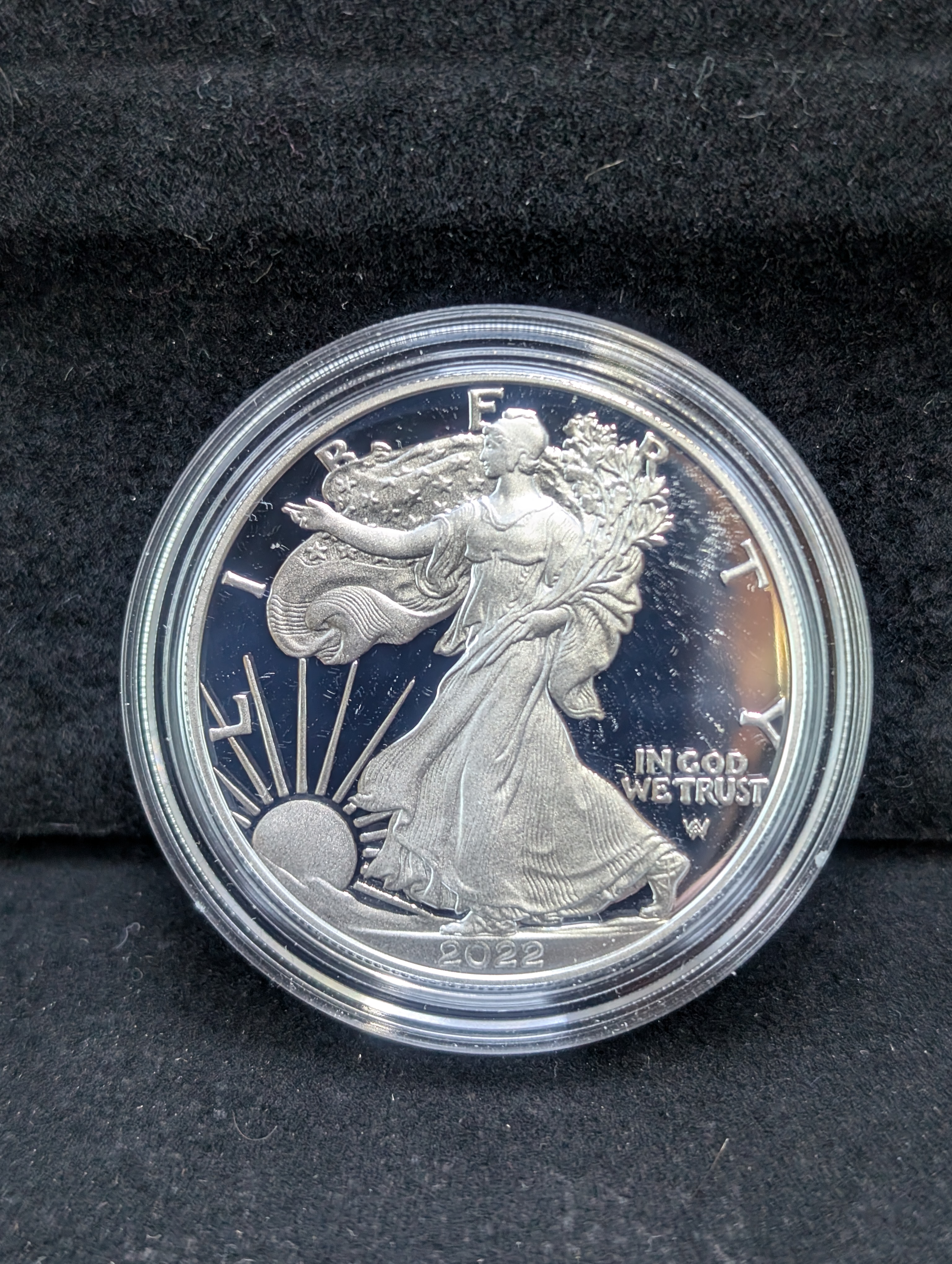 2022-S Type 2, American Silver Eagle, .999 Fine Silver One Troy Ounce