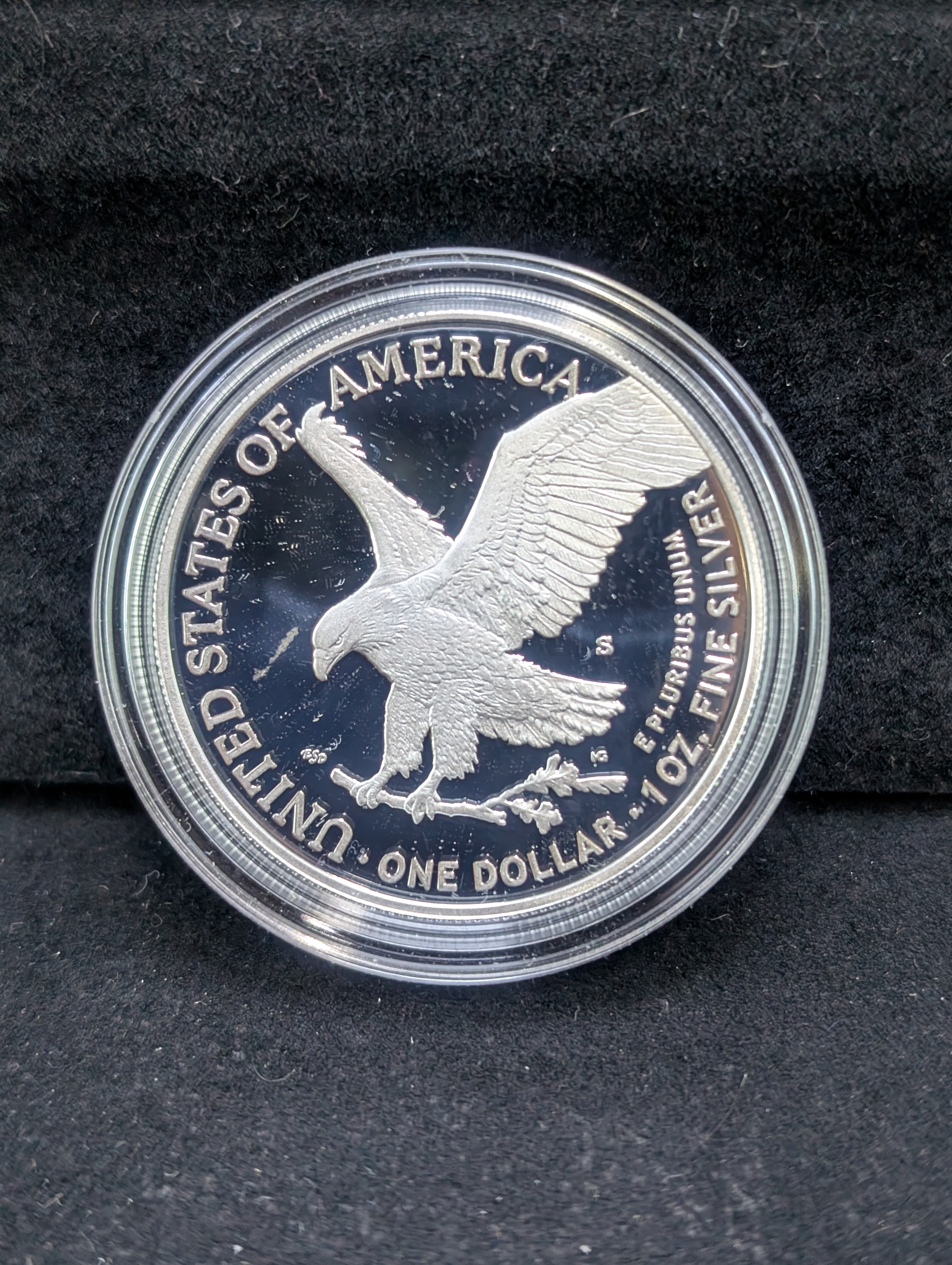 2022-S Type 2, American Silver Eagle, .999 Fine Silver One Troy Ounce