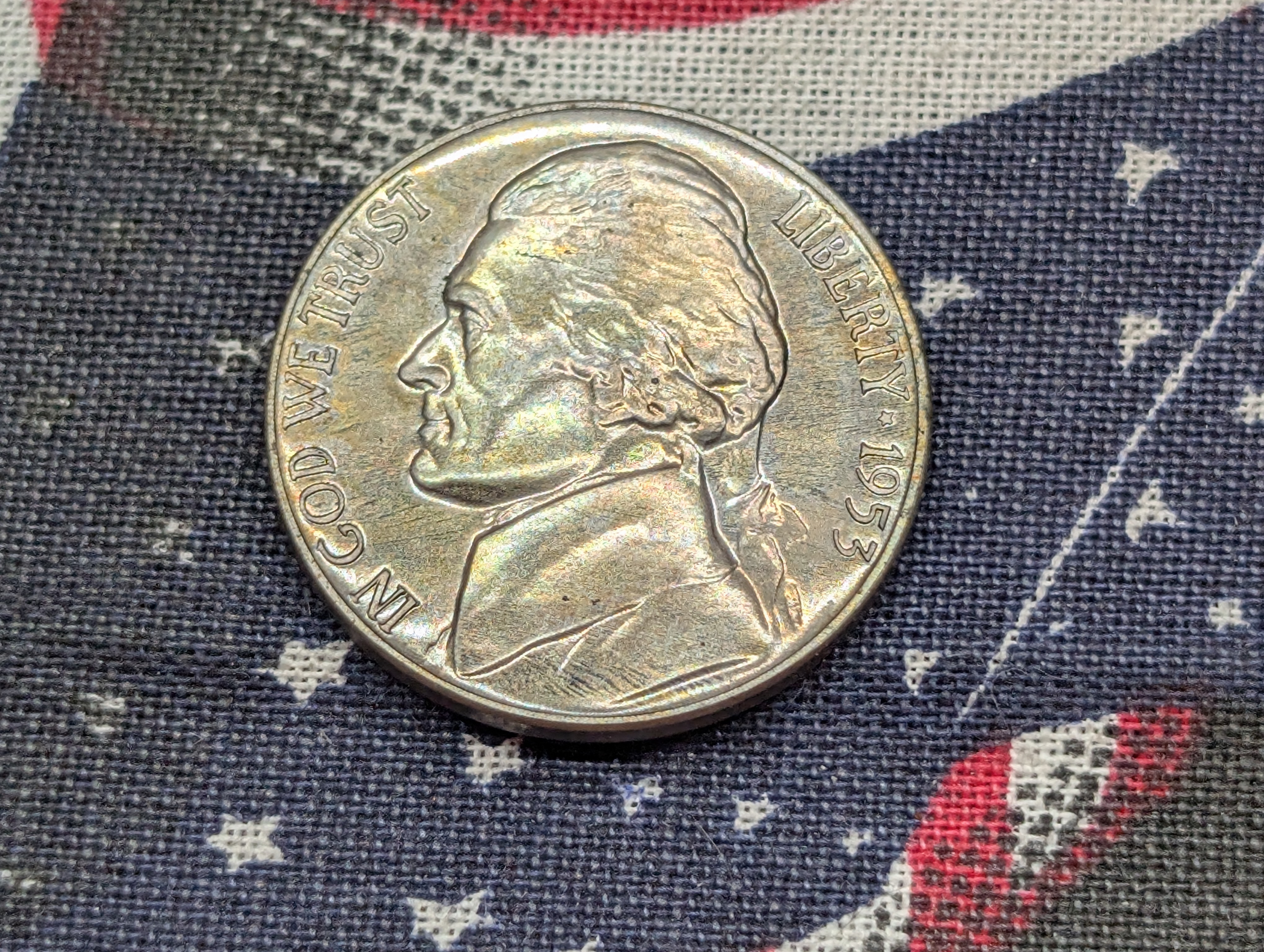 1953 Proof Jefferson Nickel