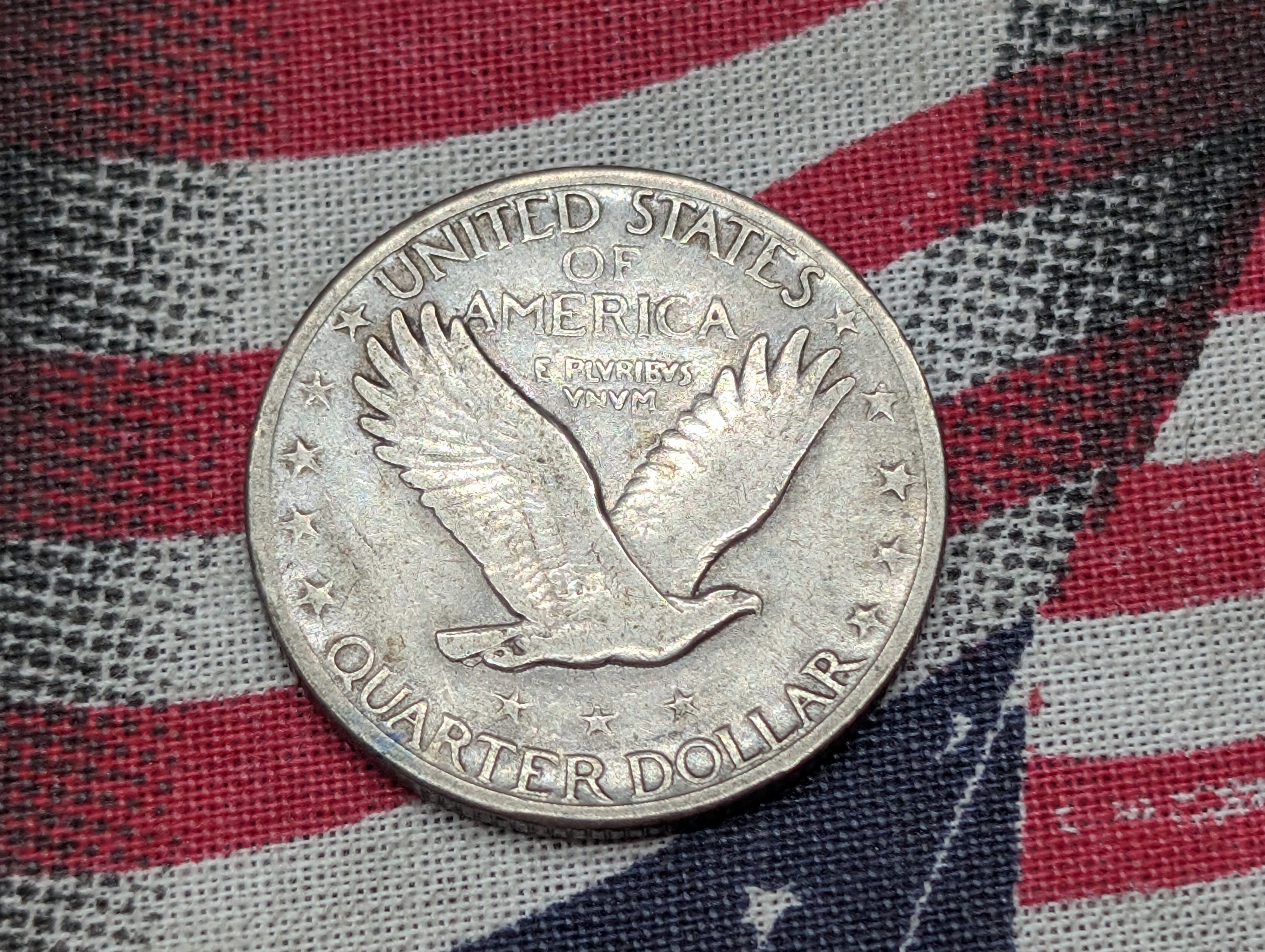 1926 Standing Liberty 90% Silver Quarter