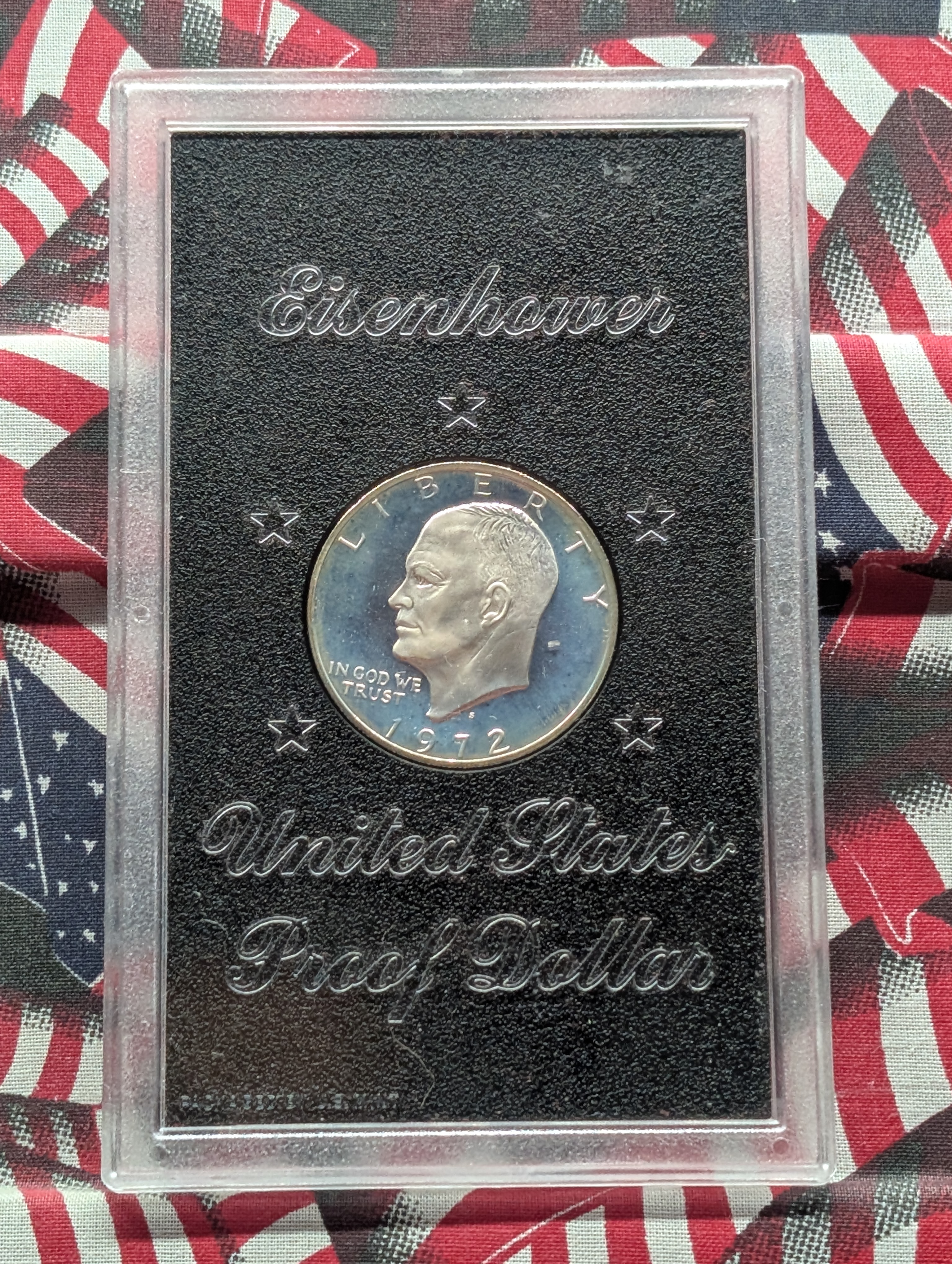 1972-S 40% SILVER Eisenhower PROOF Dollar in GSA Type Package - No Brown Box