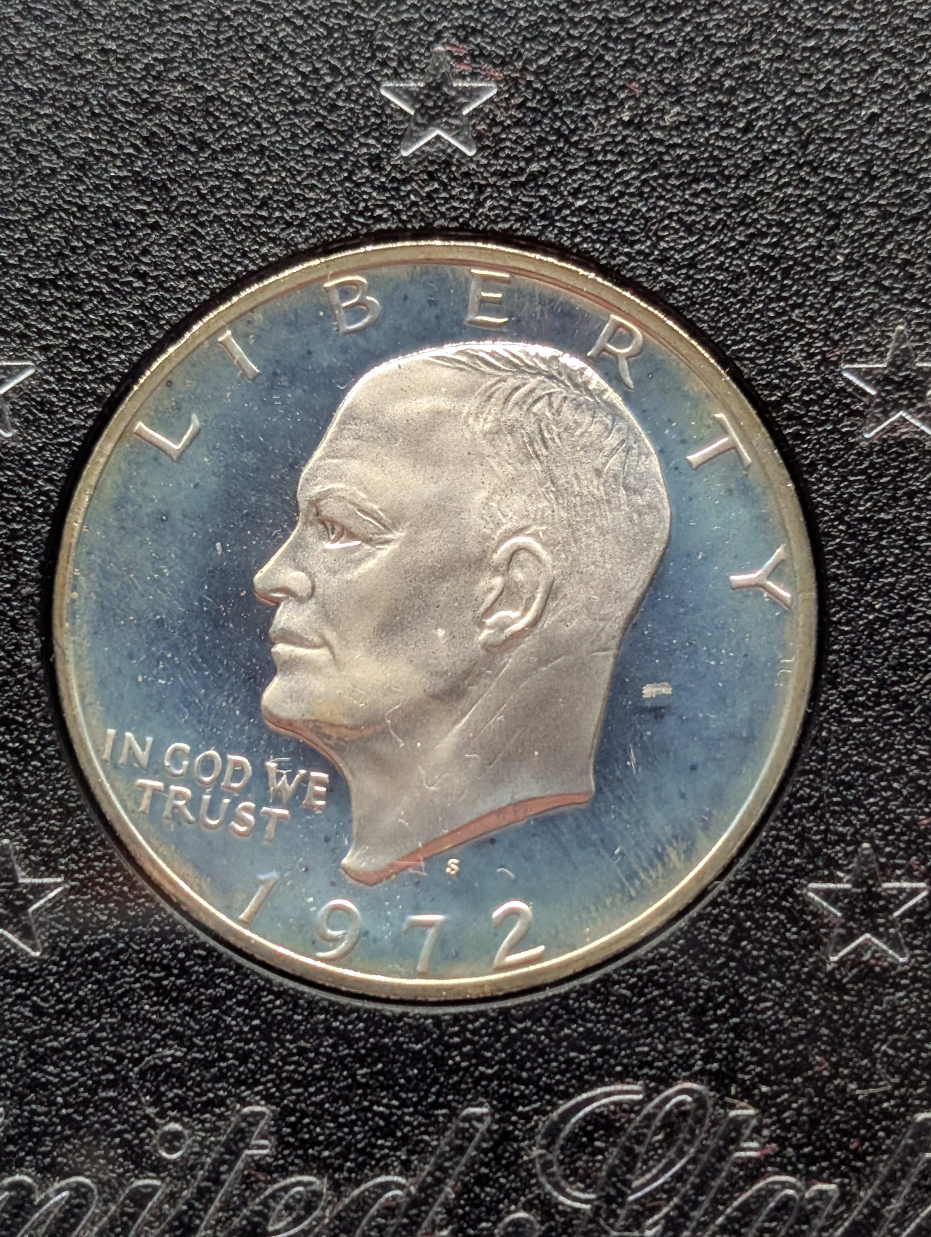 1972-S 40% SILVER Eisenhower PROOF Dollar in GSA Type Package - No Brown Box