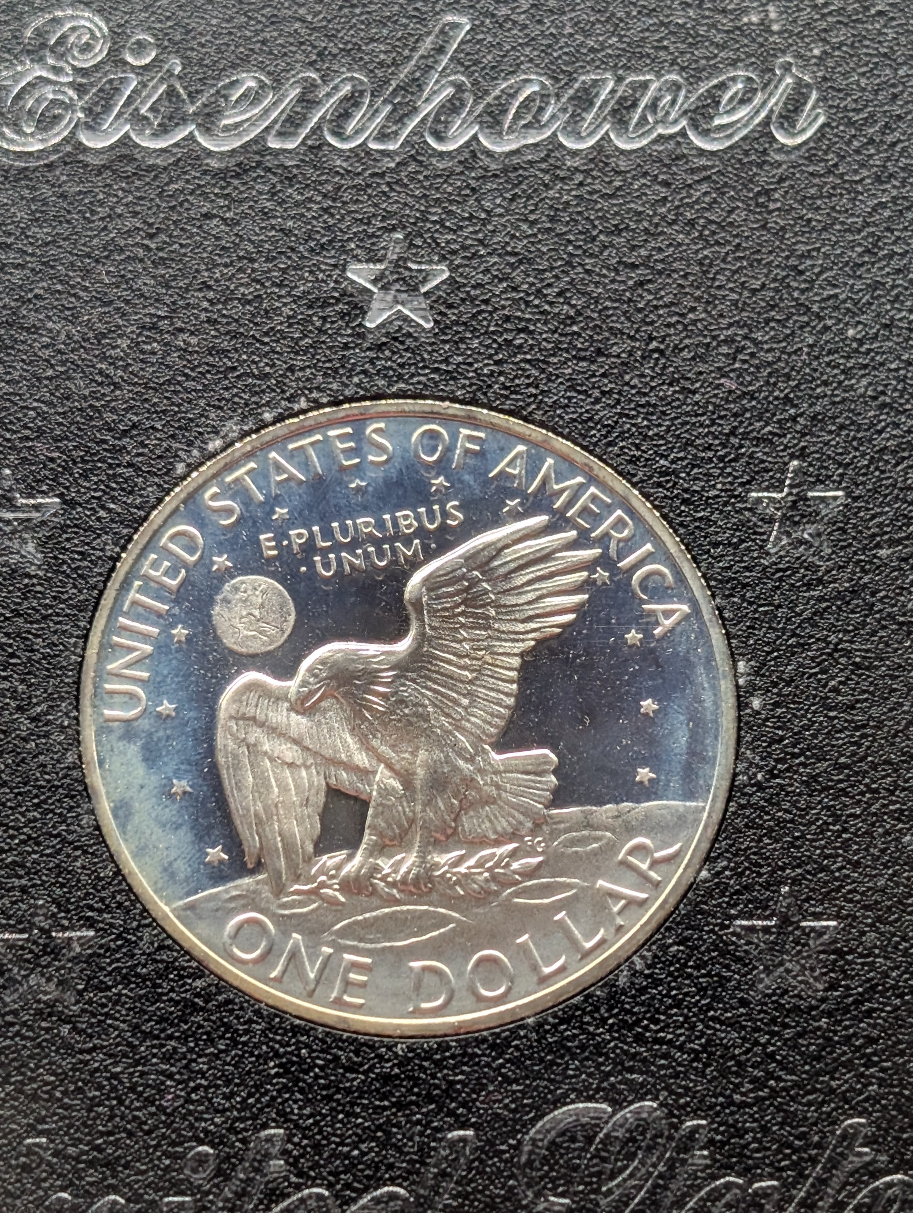 1972-S 40% SILVER Eisenhower PROOF Dollar in GSA Type Package - No Brown Box