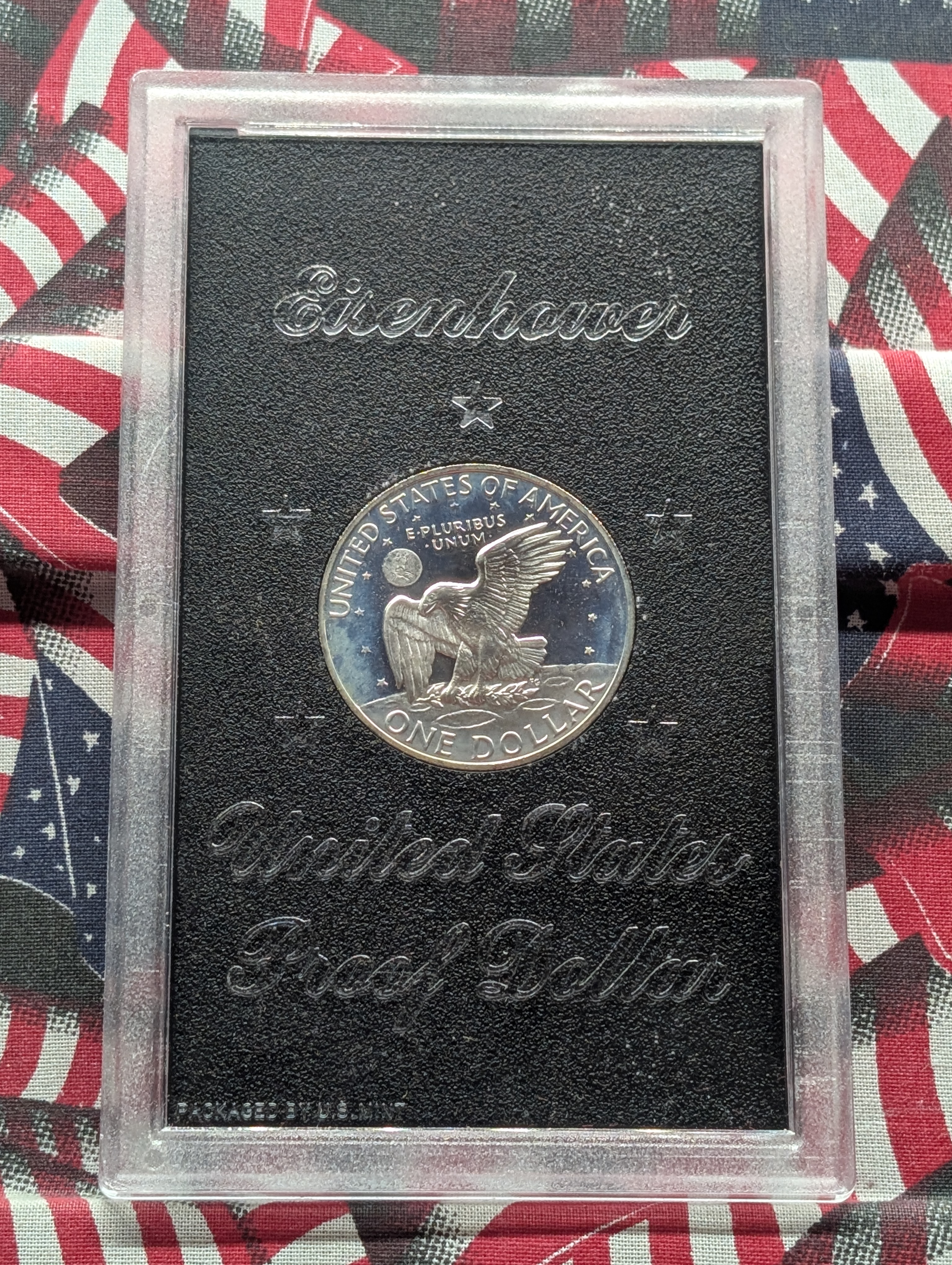 1972-S 40% SILVER Eisenhower PROOF Dollar in GSA Type Package - No Brown Box