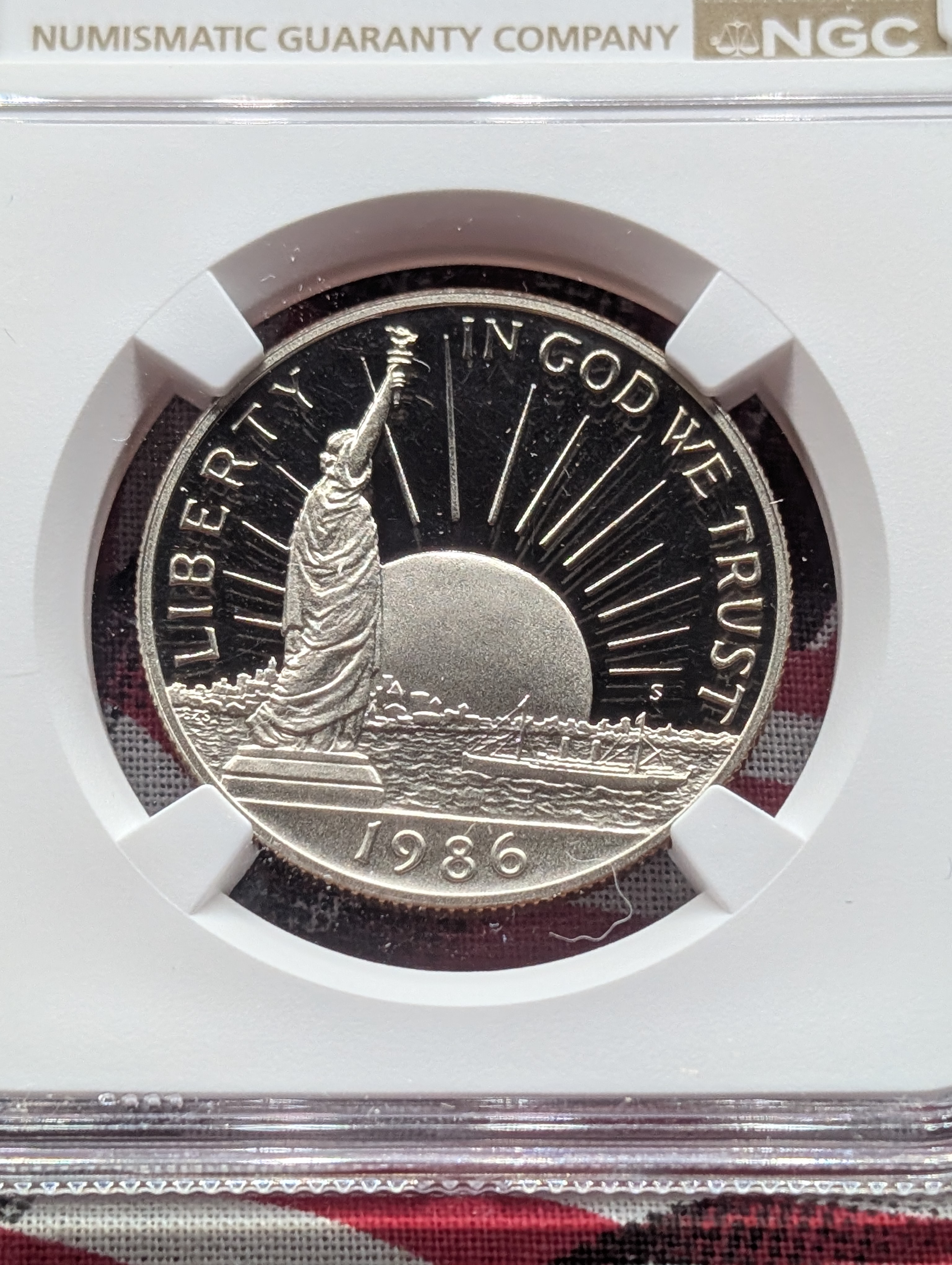 1986-S Statue of Liberty PROOF Half-Dollar - NGC PF69 Ultra Cameo