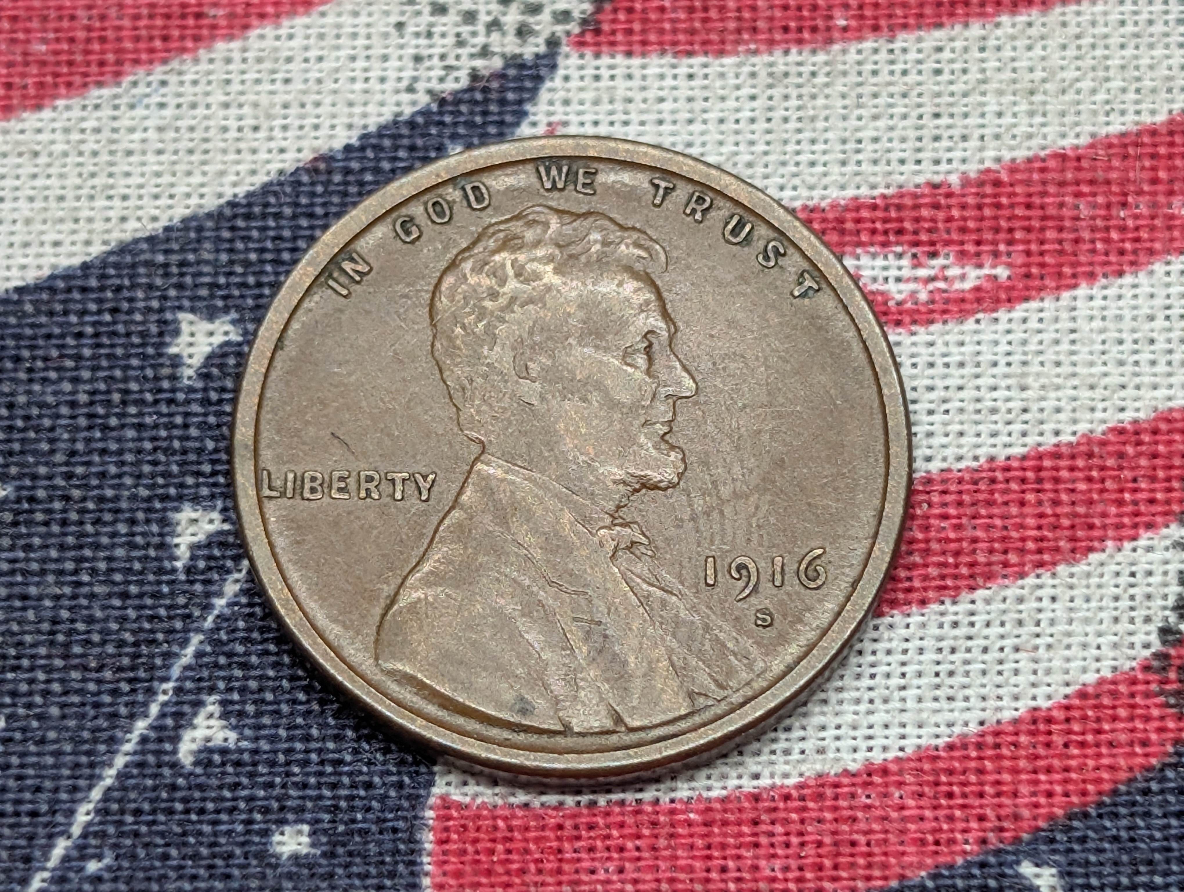 1916-S Lincoln Wheat Cent