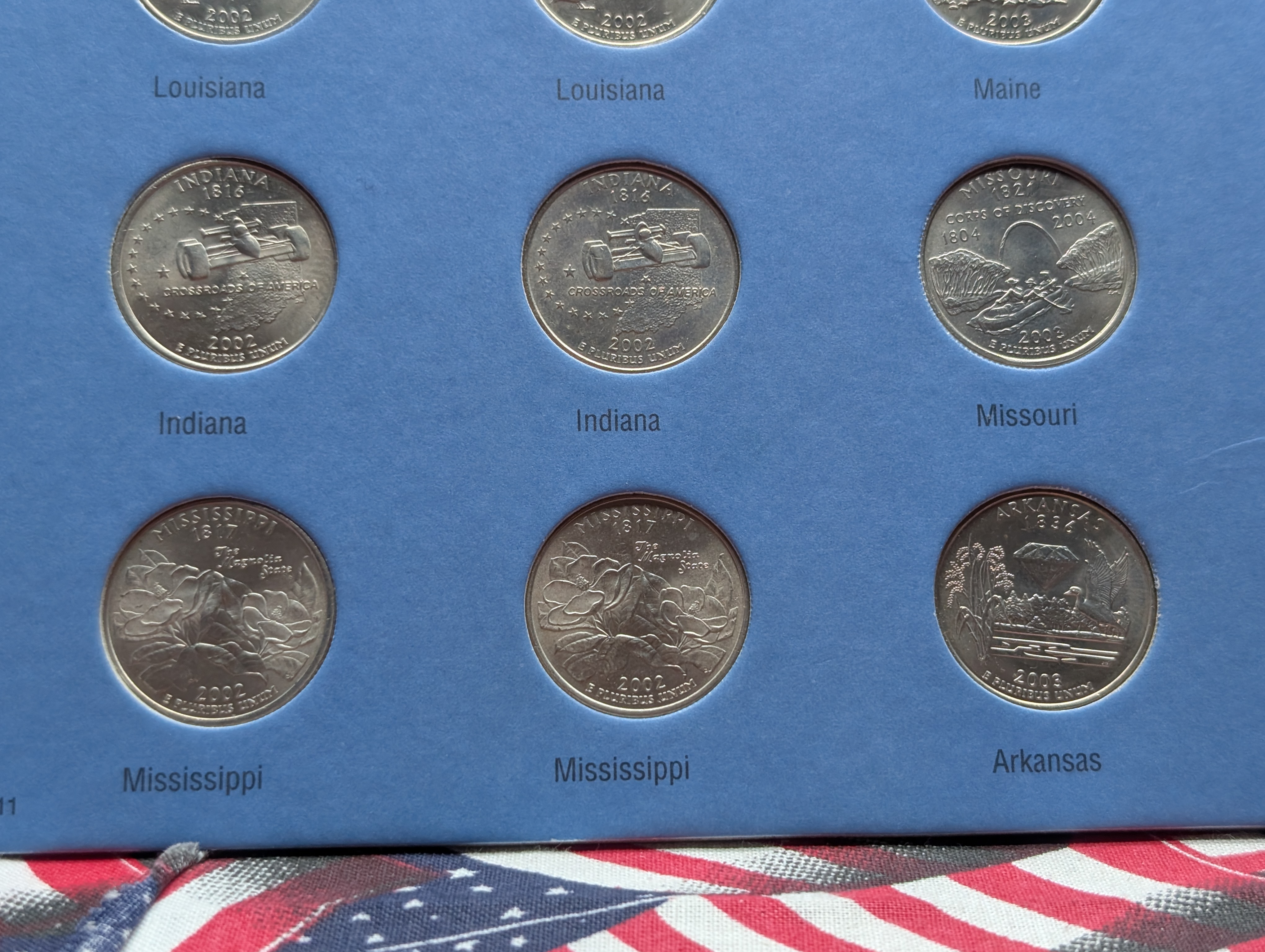 Statehood Quarter 40-Coin Set 2002-P&D through 2005-P&D