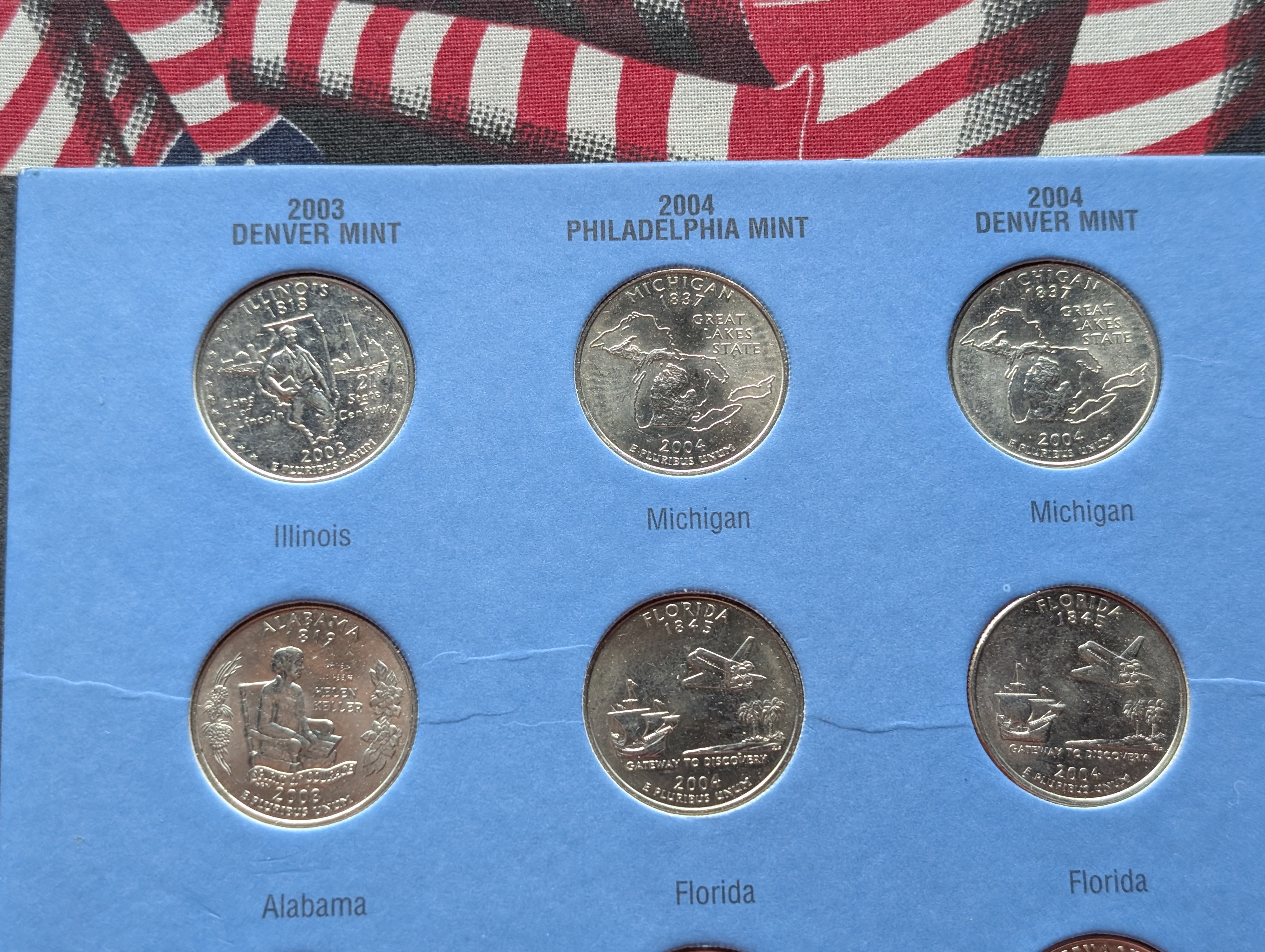 Statehood Quarter 40-Coin Set 2002-P&D through 2005-P&D
