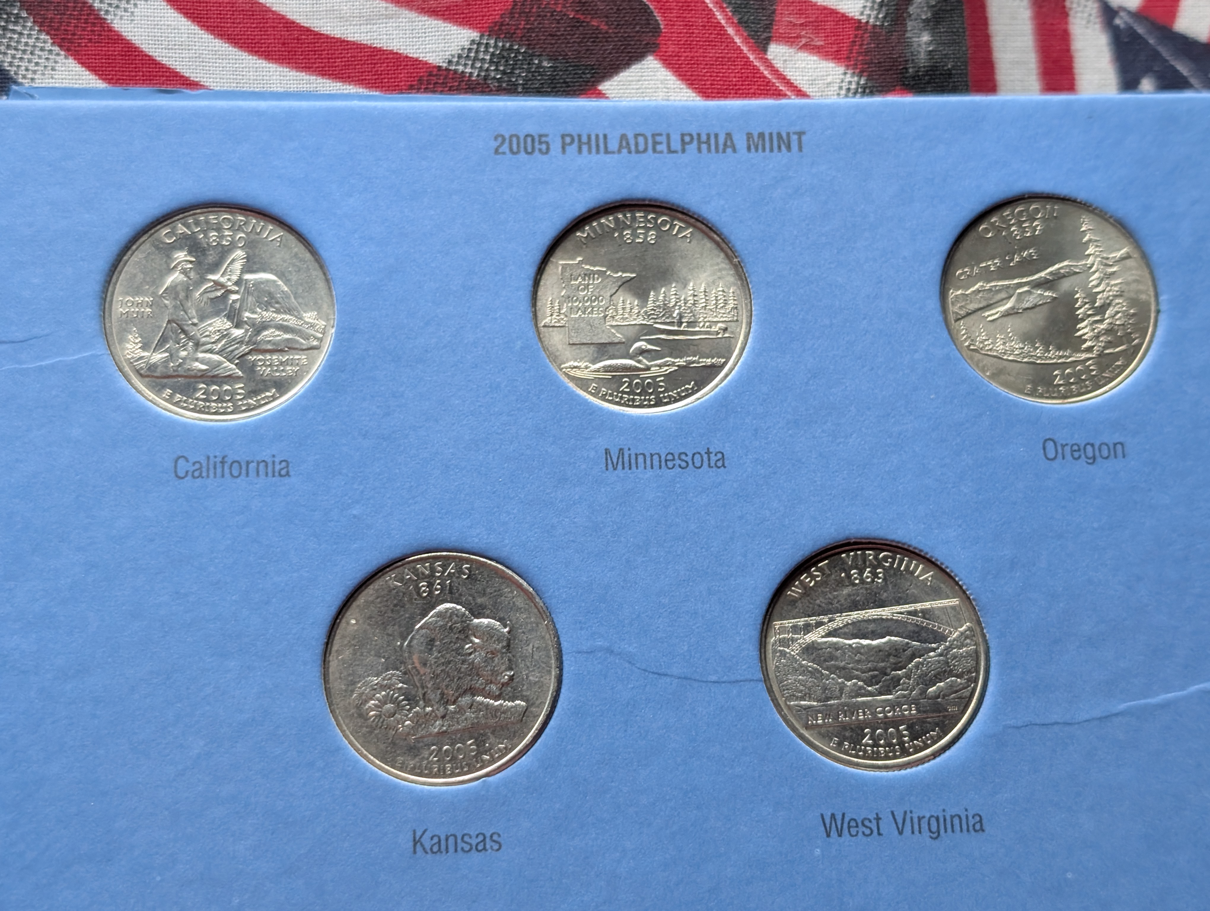 Statehood Quarter 40-Coin Set 2002-P&D through 2005-P&D