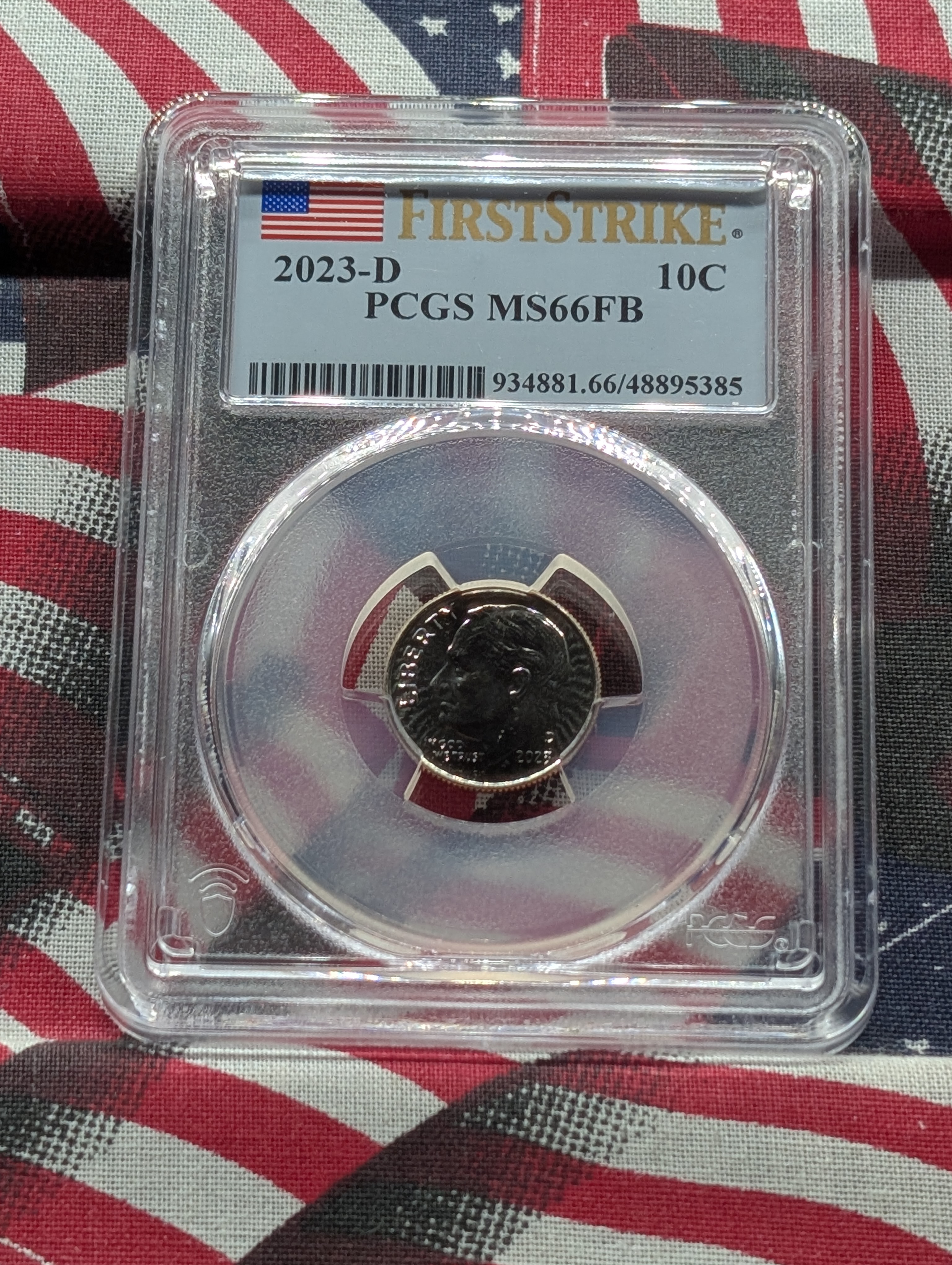2023-D Roosevelt Dime - First Strike - PCGS MS66 FB