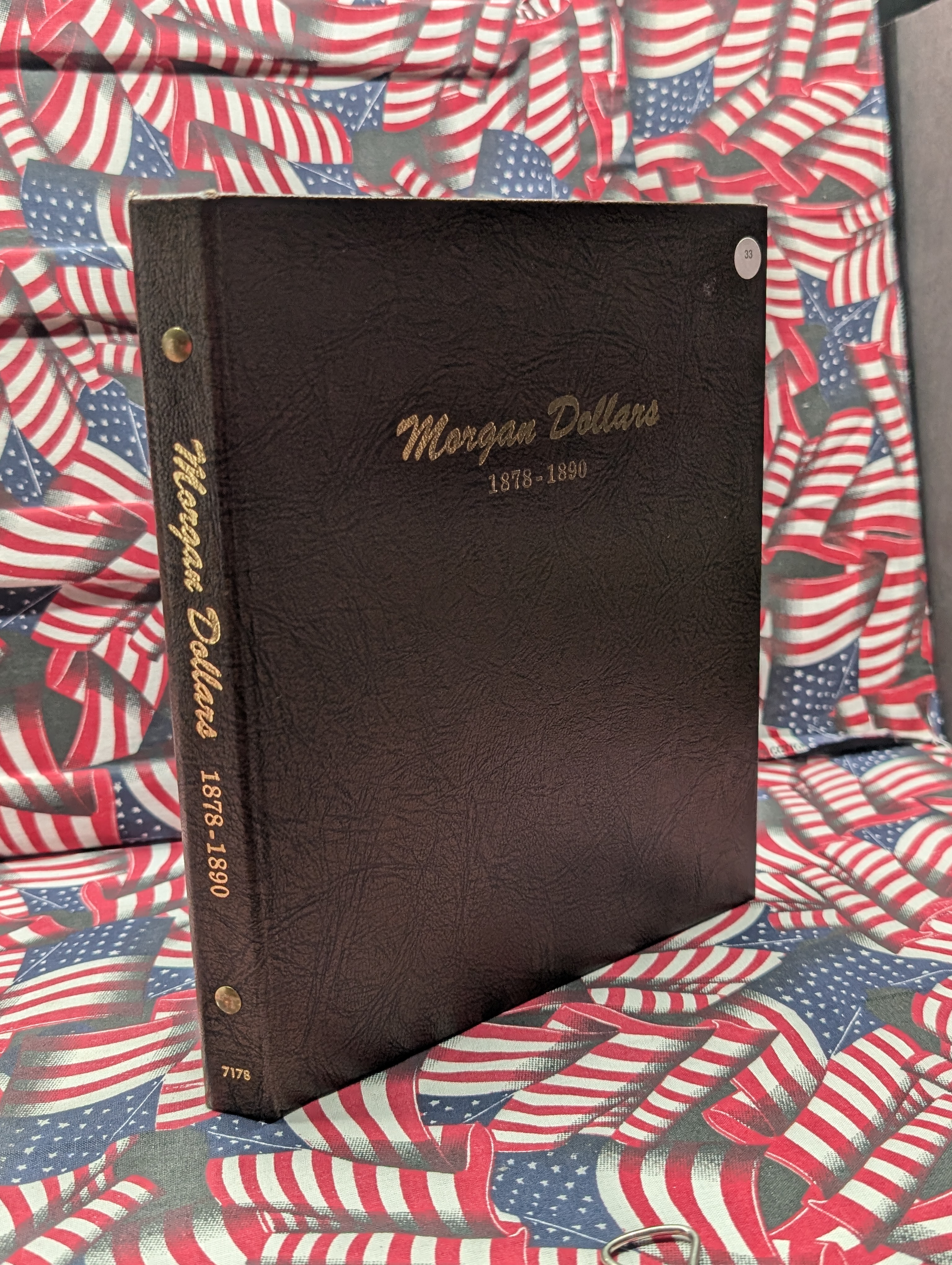 *EMPTY* 1878-1890 Morgan Silver Dollar DANSCO Album - No Coins