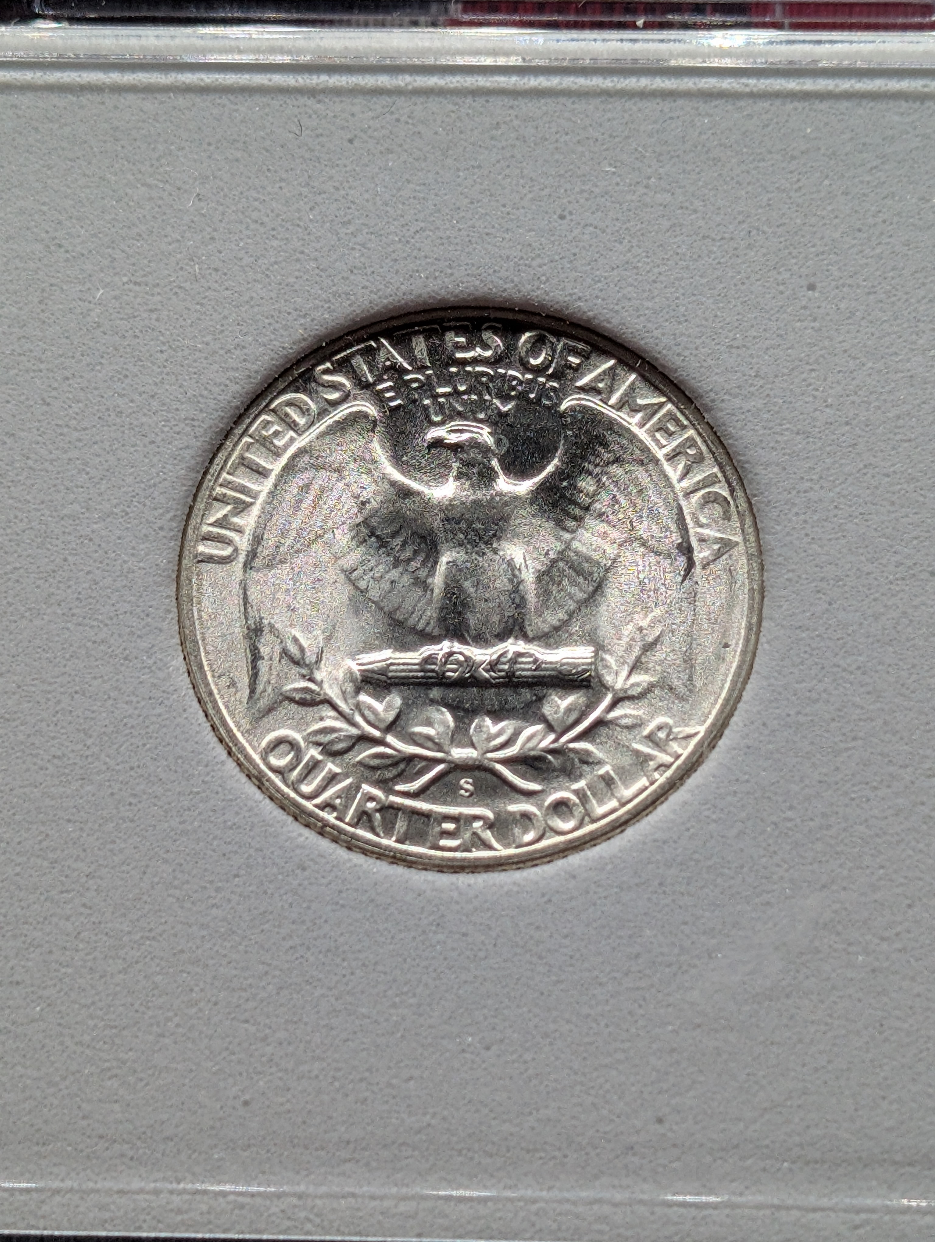 1947-S Washington 90% Silver Quarter - NCG MS68