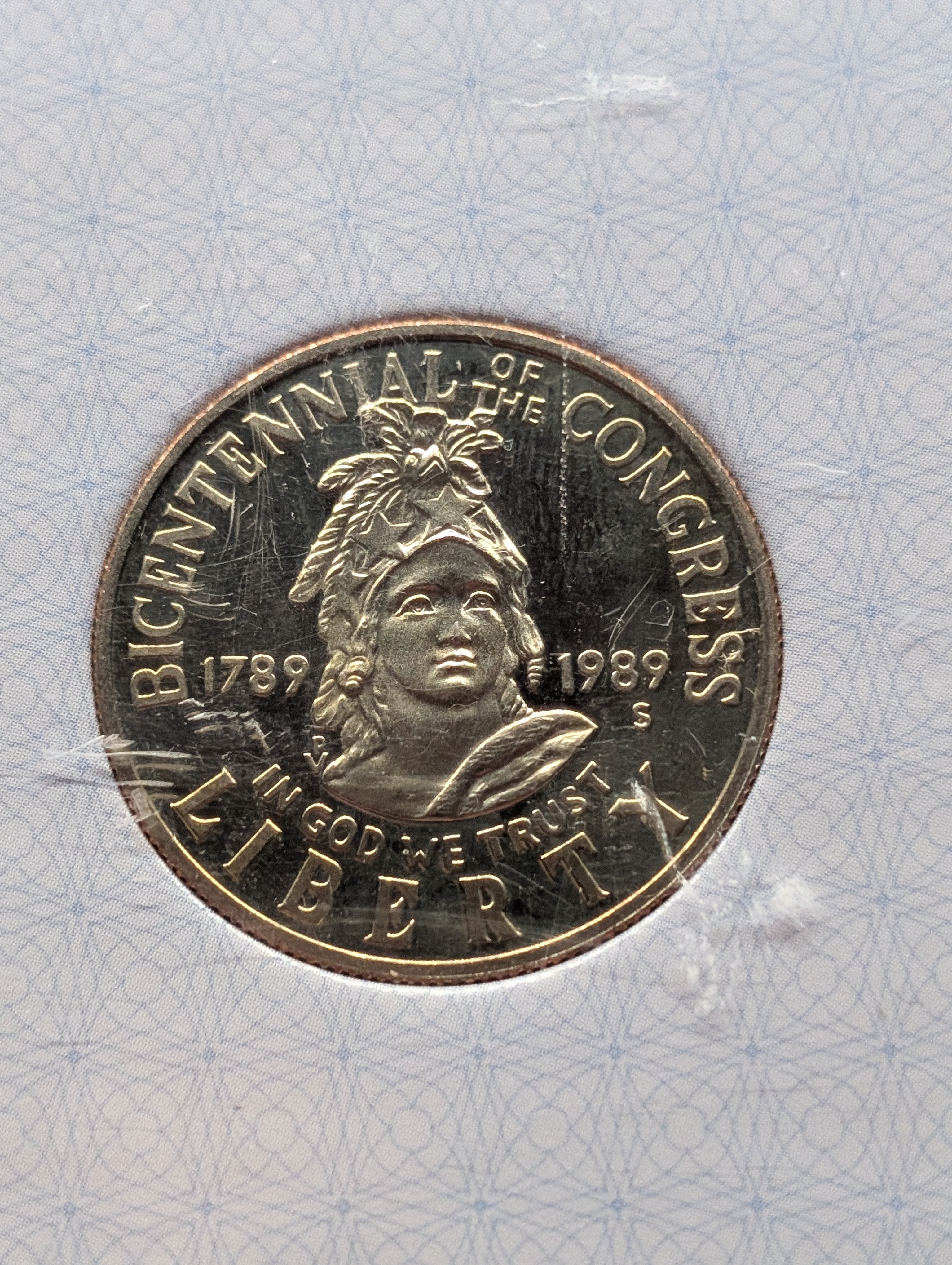 1989-S PROOF Congress Commemorative Half-Dollar - AACGS PF67