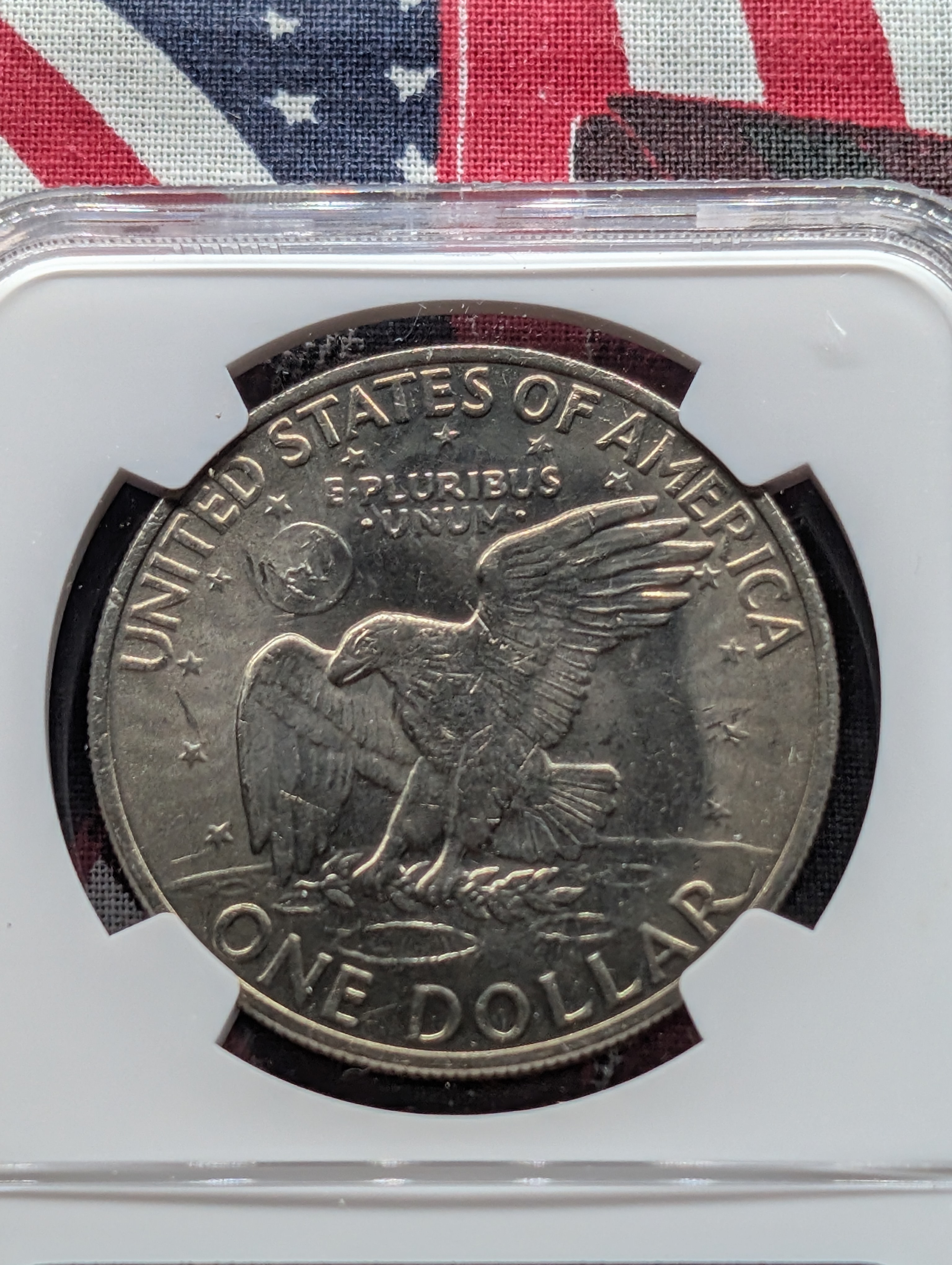 1972 Type-1 Eisenhower Dollar - NGC MS65