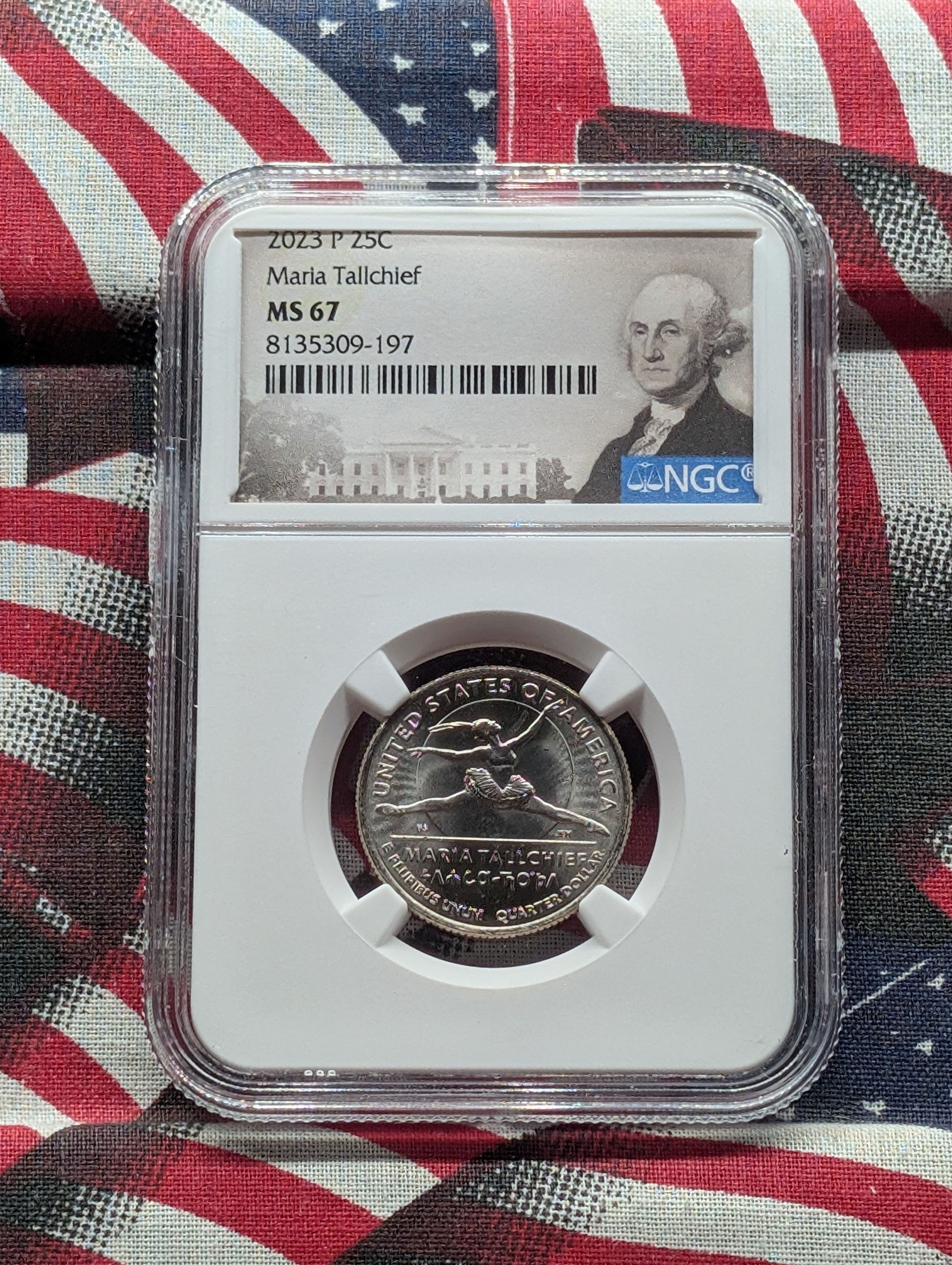 2023-P Maria Tallchief Quarter - NGC MS67