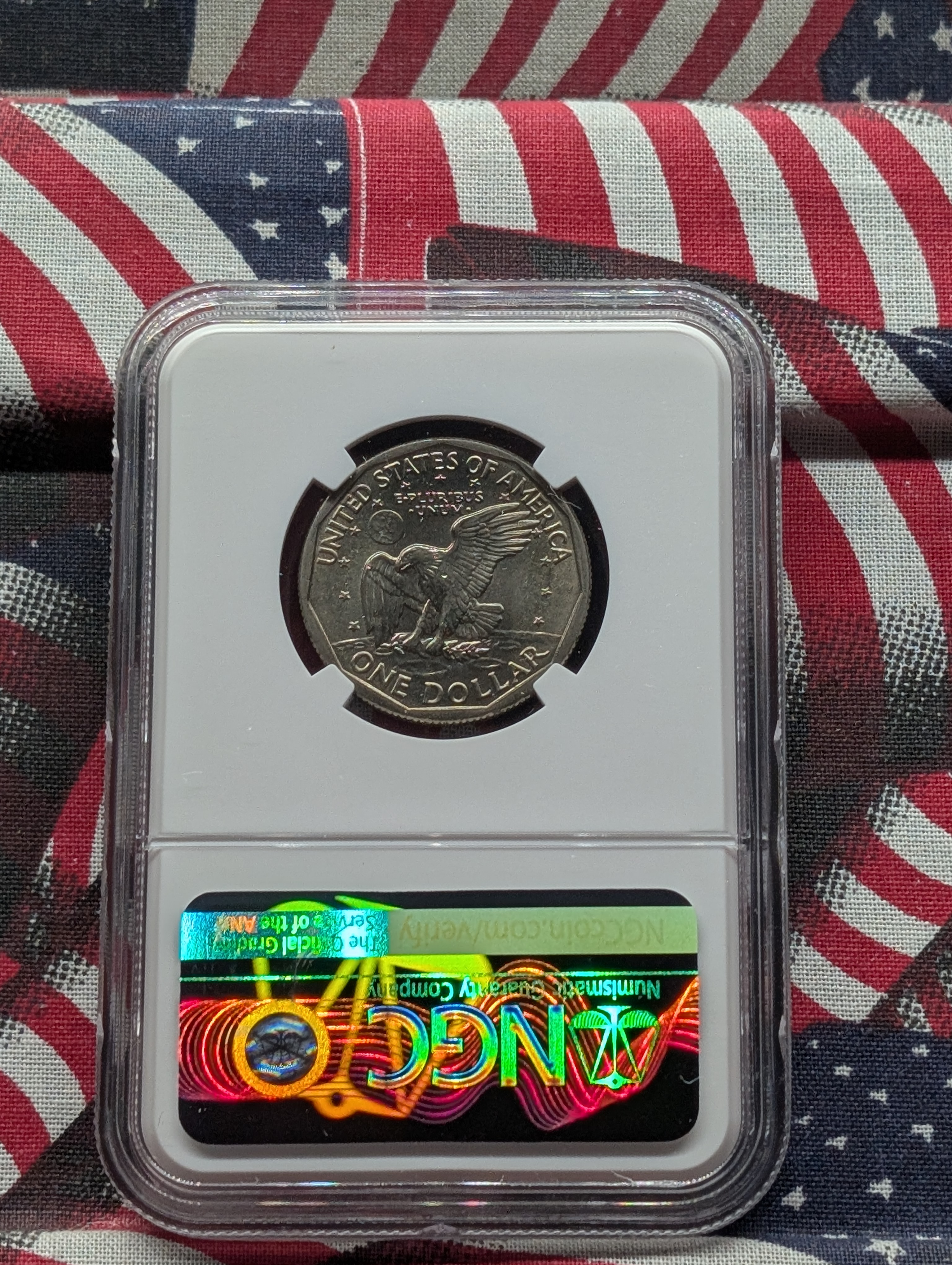 1979-P Narrow Rim Susan B. Anthony Dollar - NGC MS66