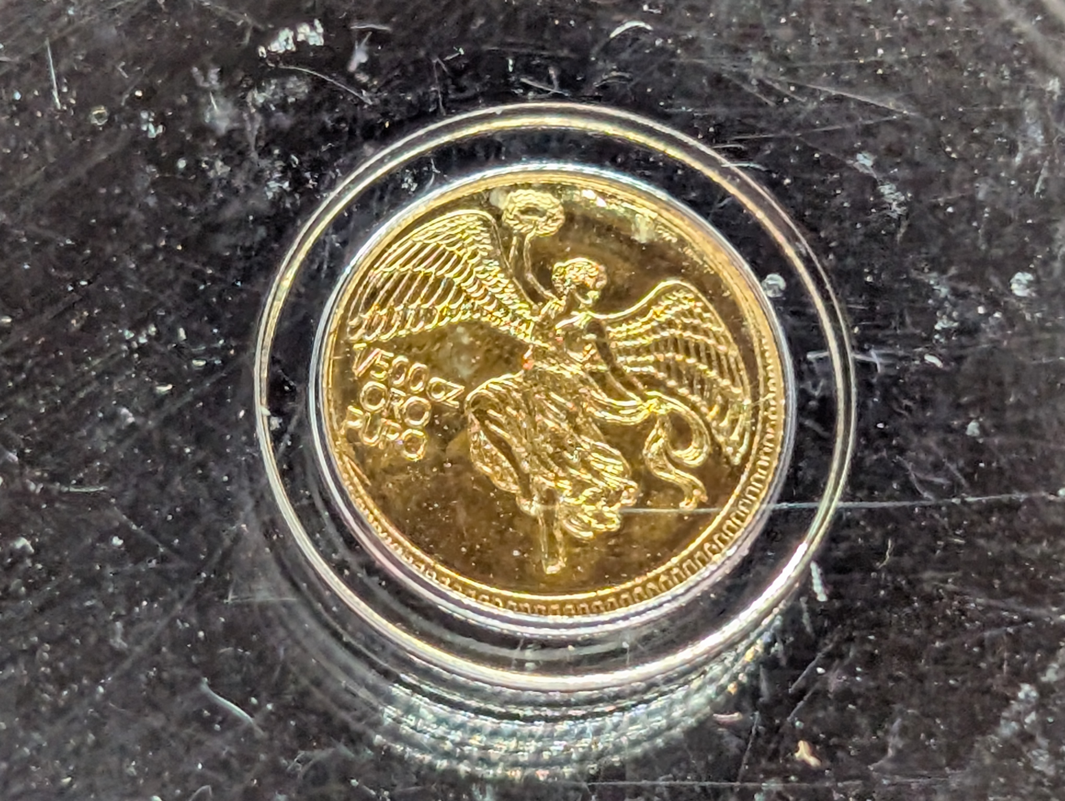 Pure GOLD Libertad Design Coin - 1/500 th oz. GOLD - ICG MS70 - (Penny shown for size comparison)