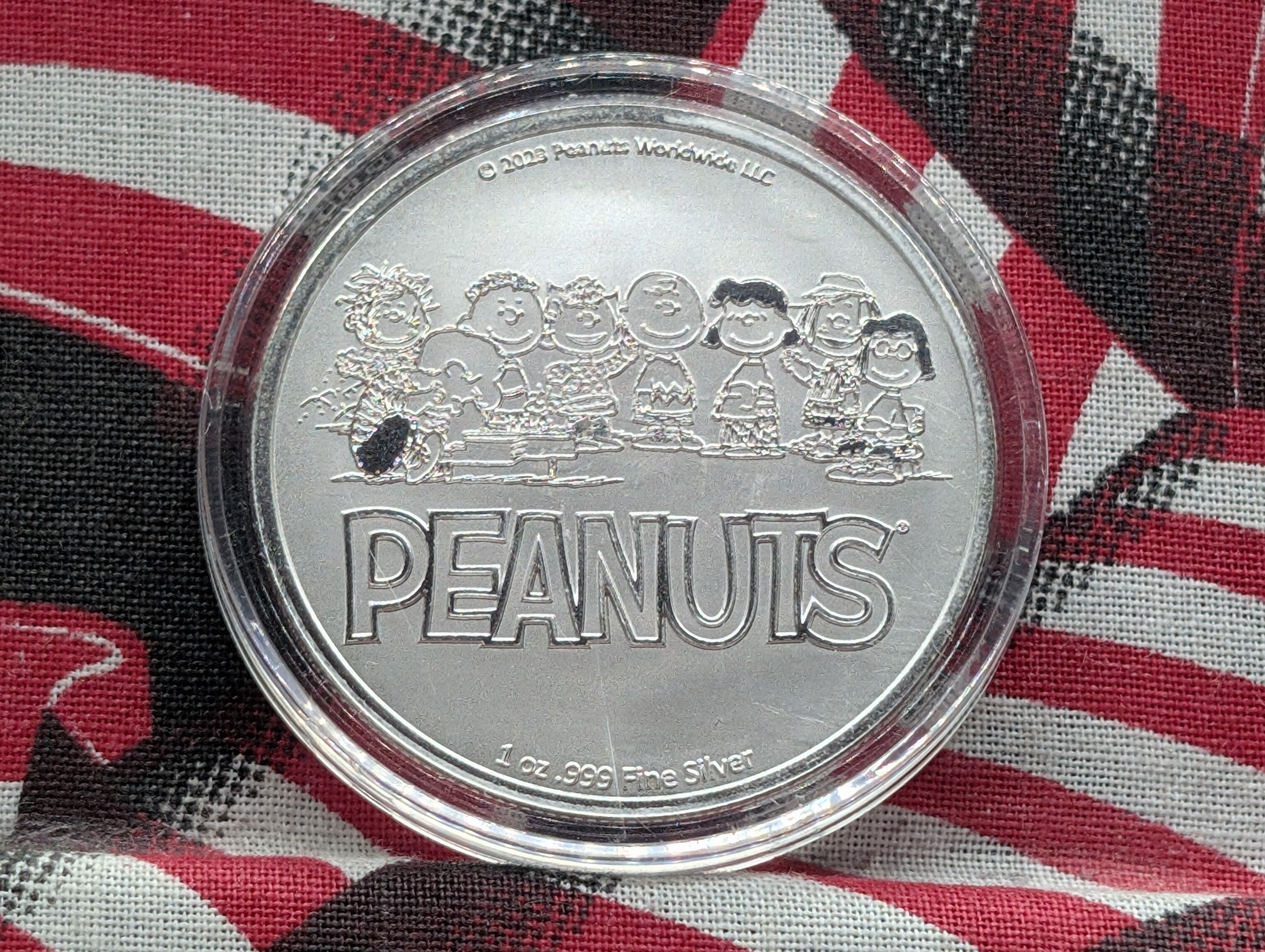 Peanuts Snoopy 1 oz .999 Silver Round