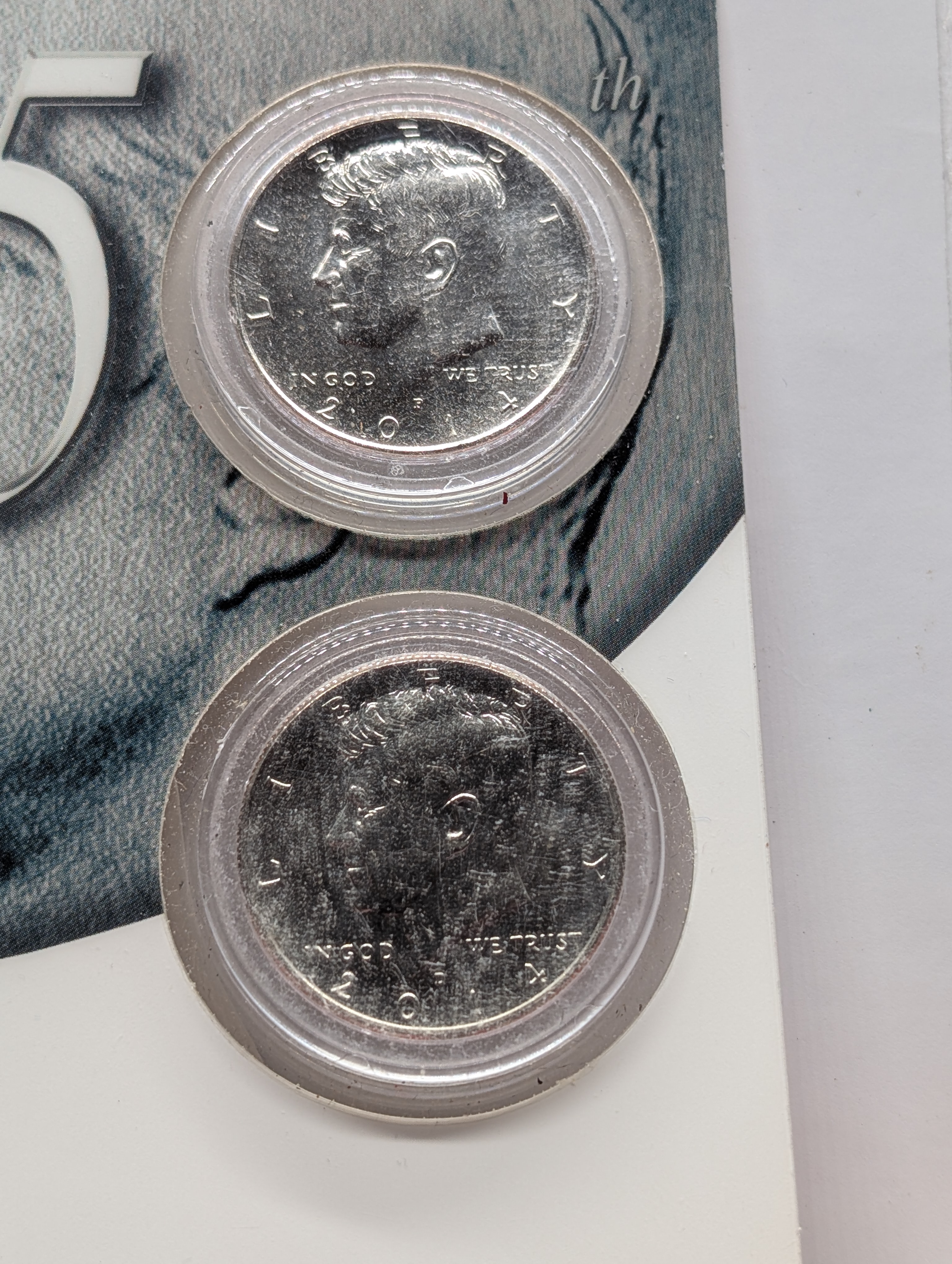 2014-P&D 50th Anniversary Kennedy Half Dollars 2-Coin Uncirculated Set