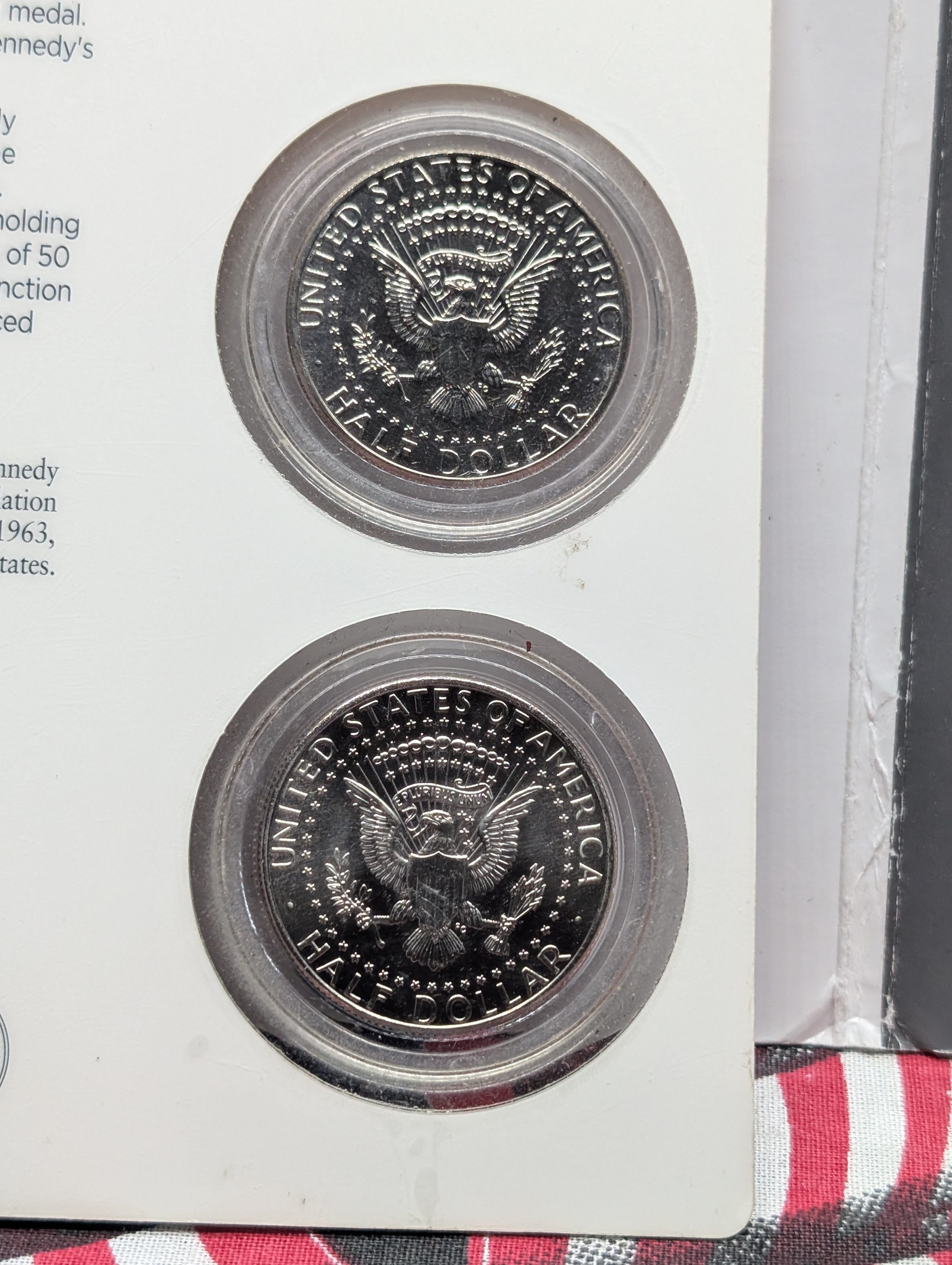 2014-P&D 50th Anniversary Kennedy Half Dollars 2-Coin Uncirculated Set