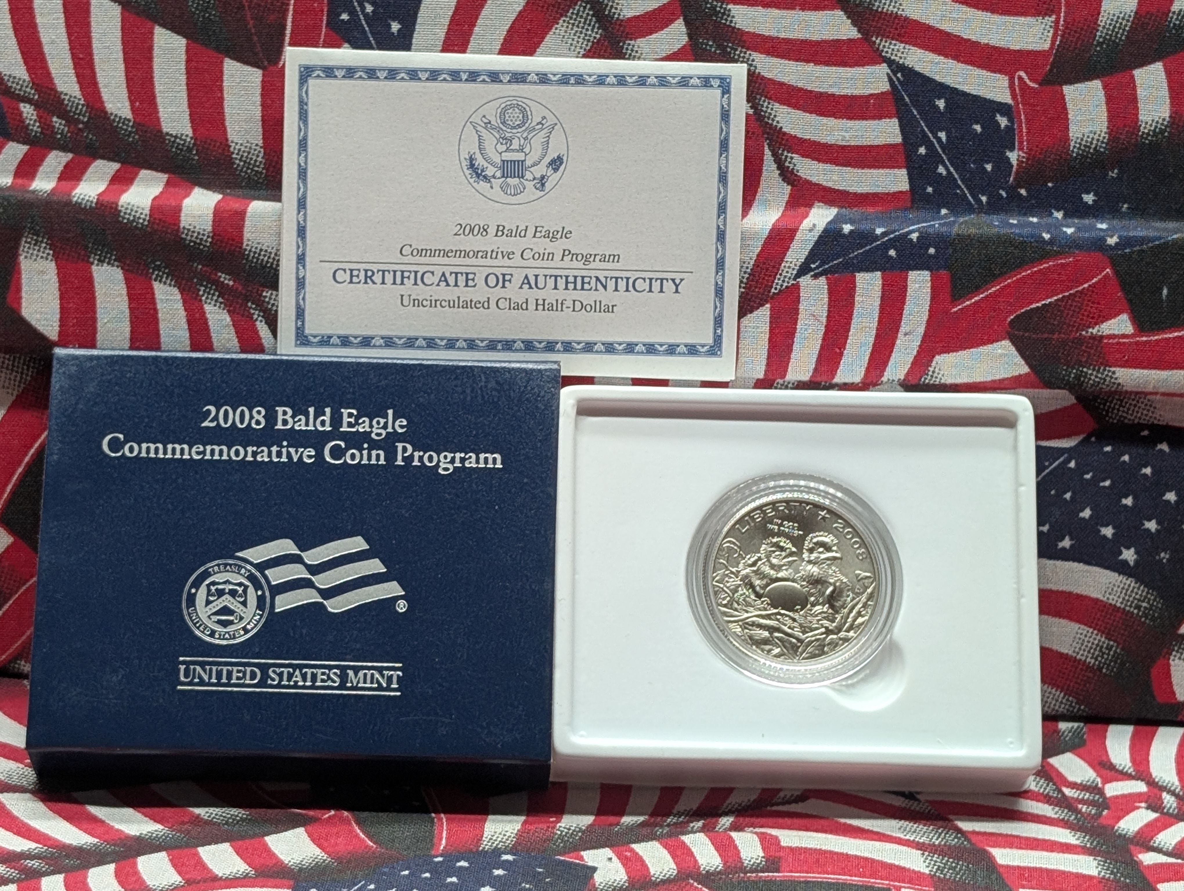 2008-S Bald Eagle Commemorative Half-Dollar - UNC