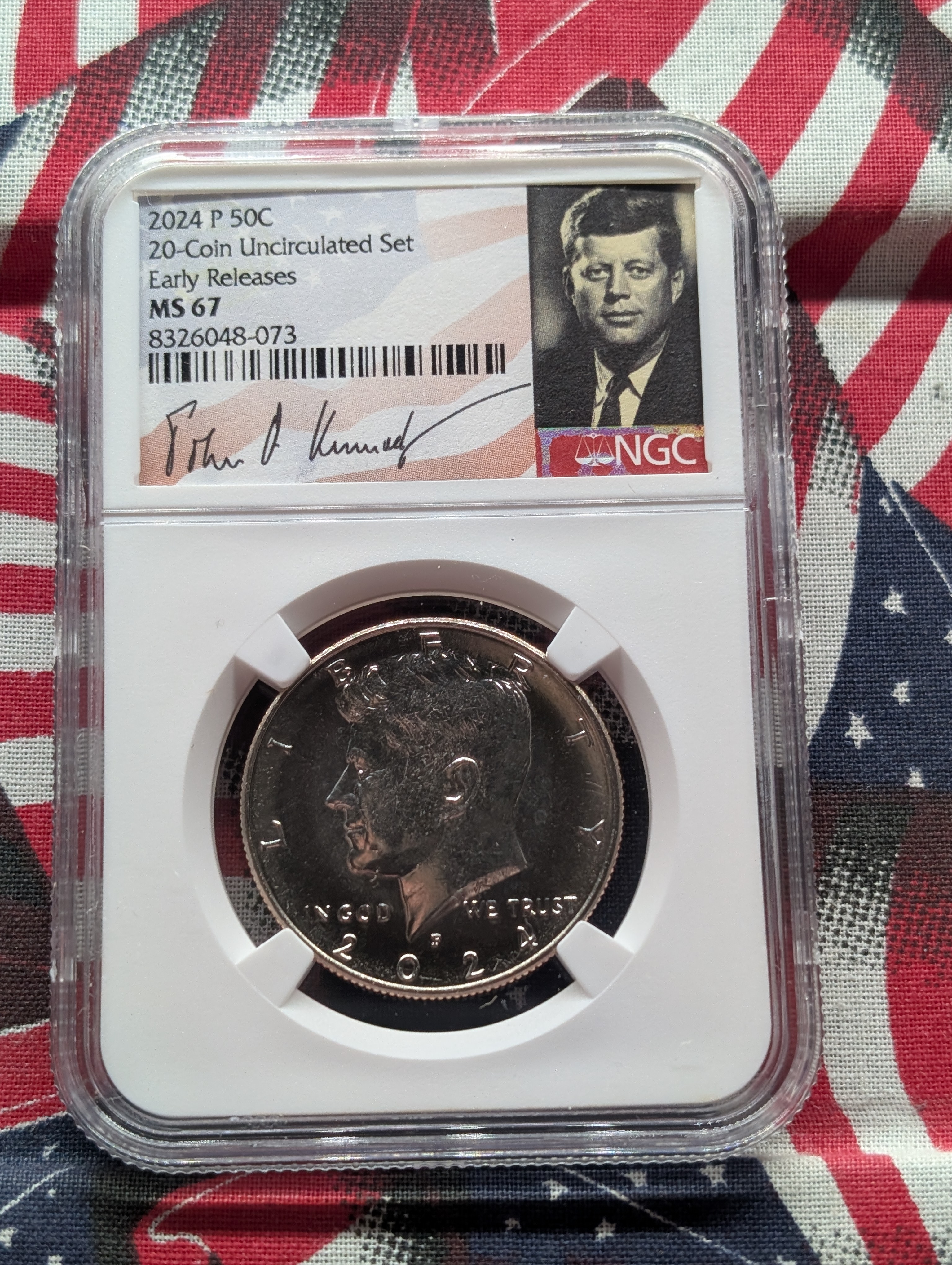 2024-P Kennedy Half-Dollar NGC MS67 - Early Release