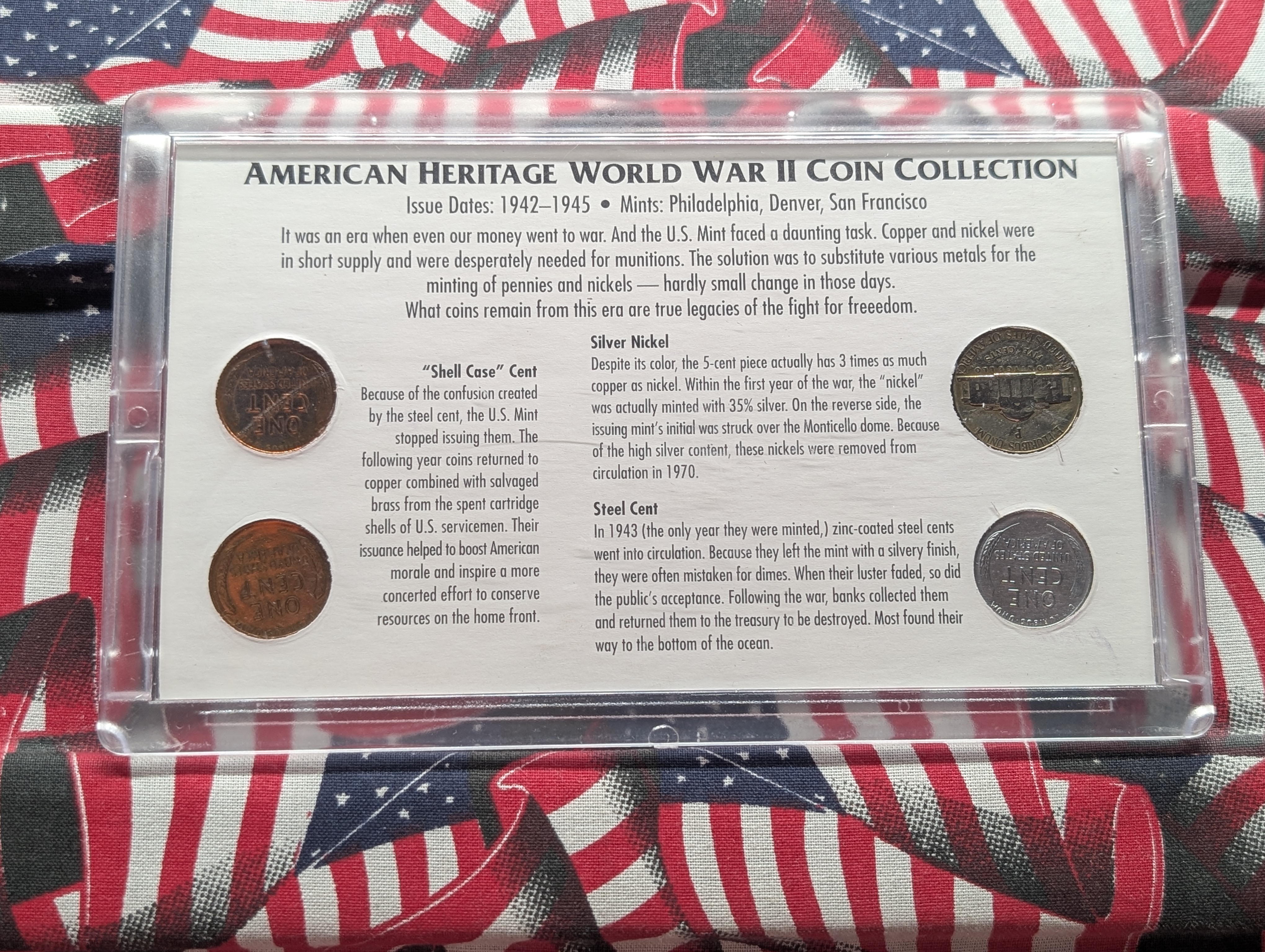 American Heritage World War II 4-Coin Collector's Set