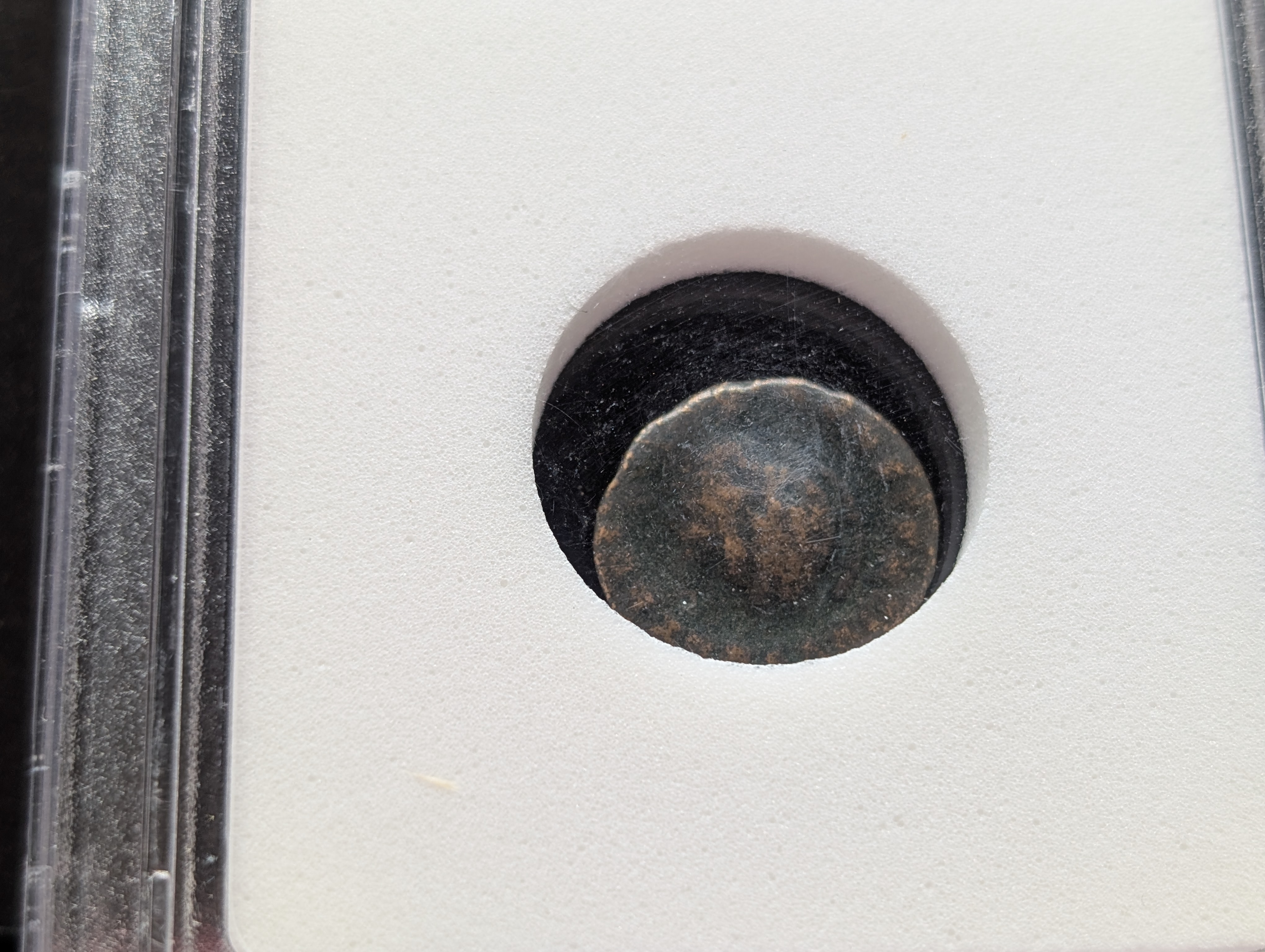 Roman Widow's Mite Bronze Coin - c. 50 BC - 400 AD - Slabbed By International Numismatic Bureau
