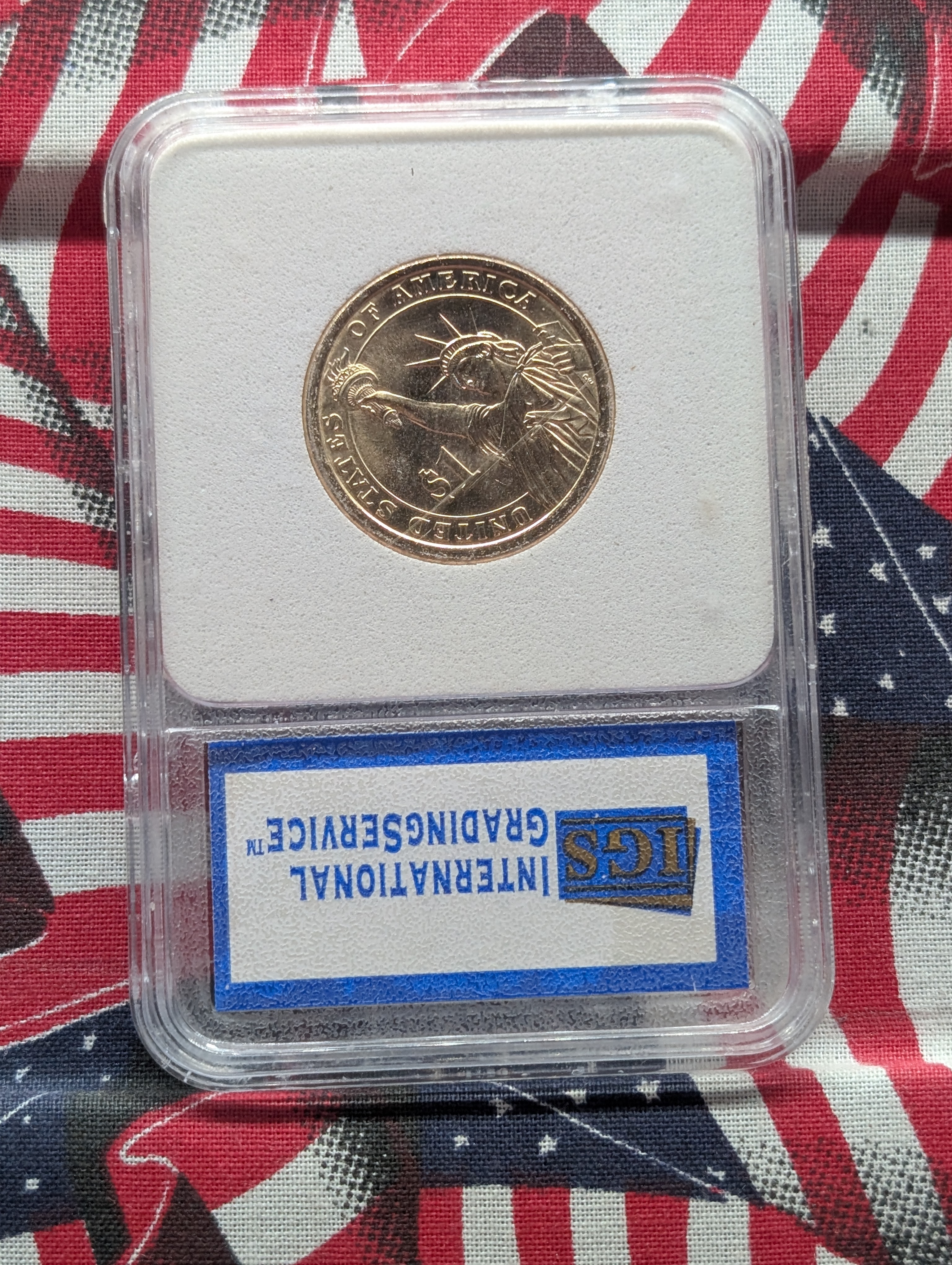 2007-P Washington Commemorative 1st Day of Issue Dollar - IGS MS 65