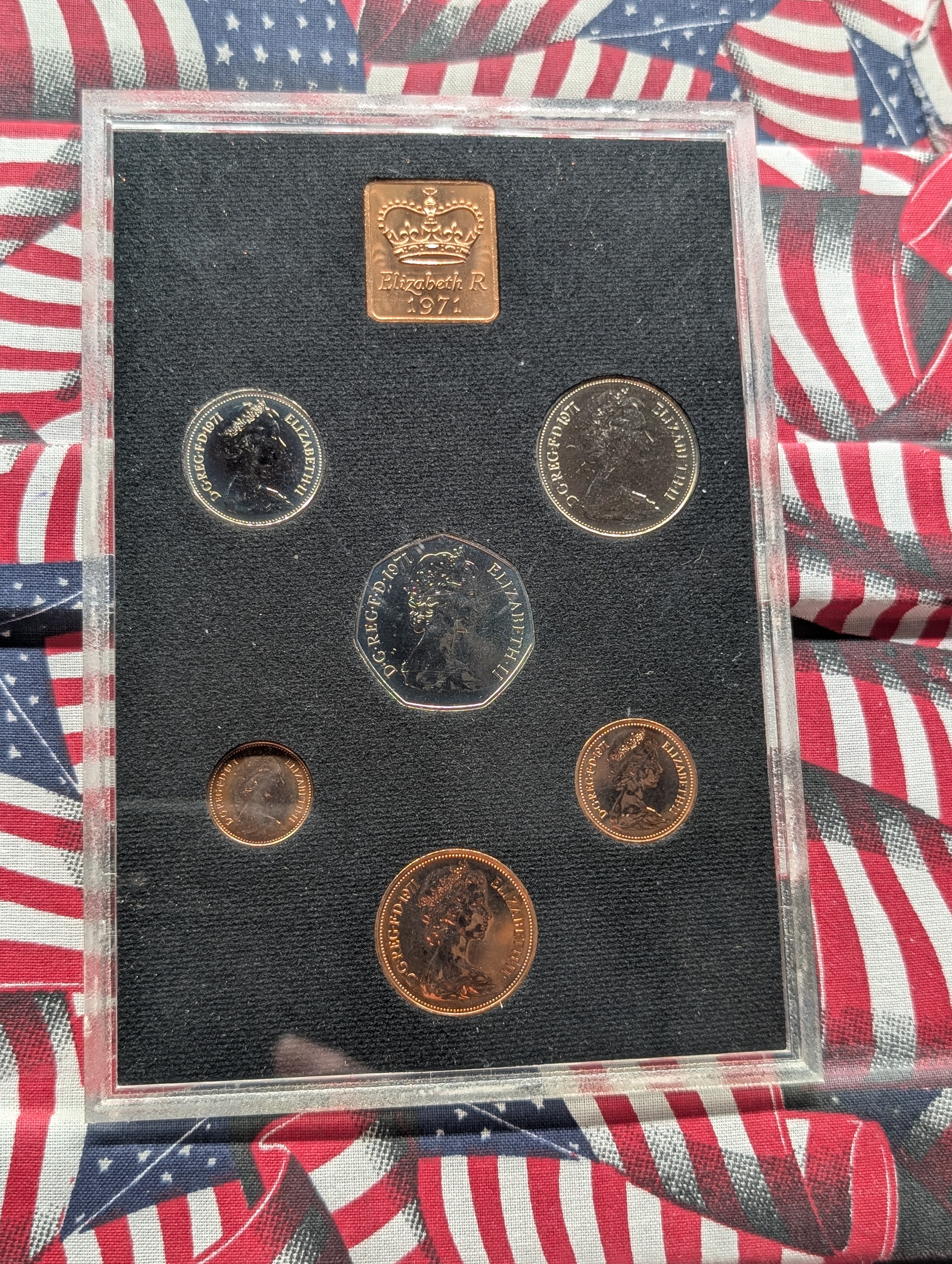 1971 Decimal Coinage of Great Britain & Northern Ireland Collector Set