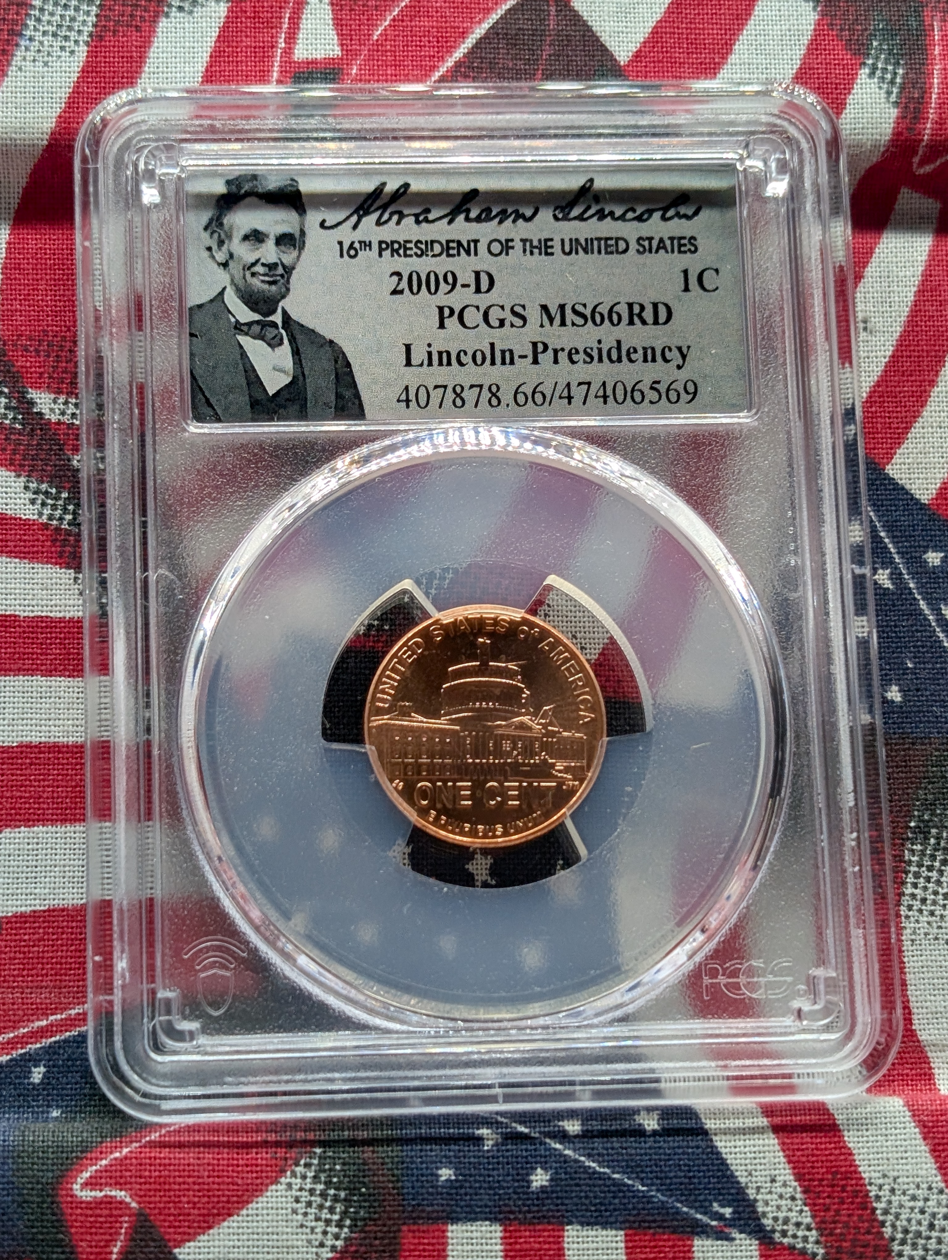 2009-D Lincoln Presidency Cent - PCGS MS66 RD