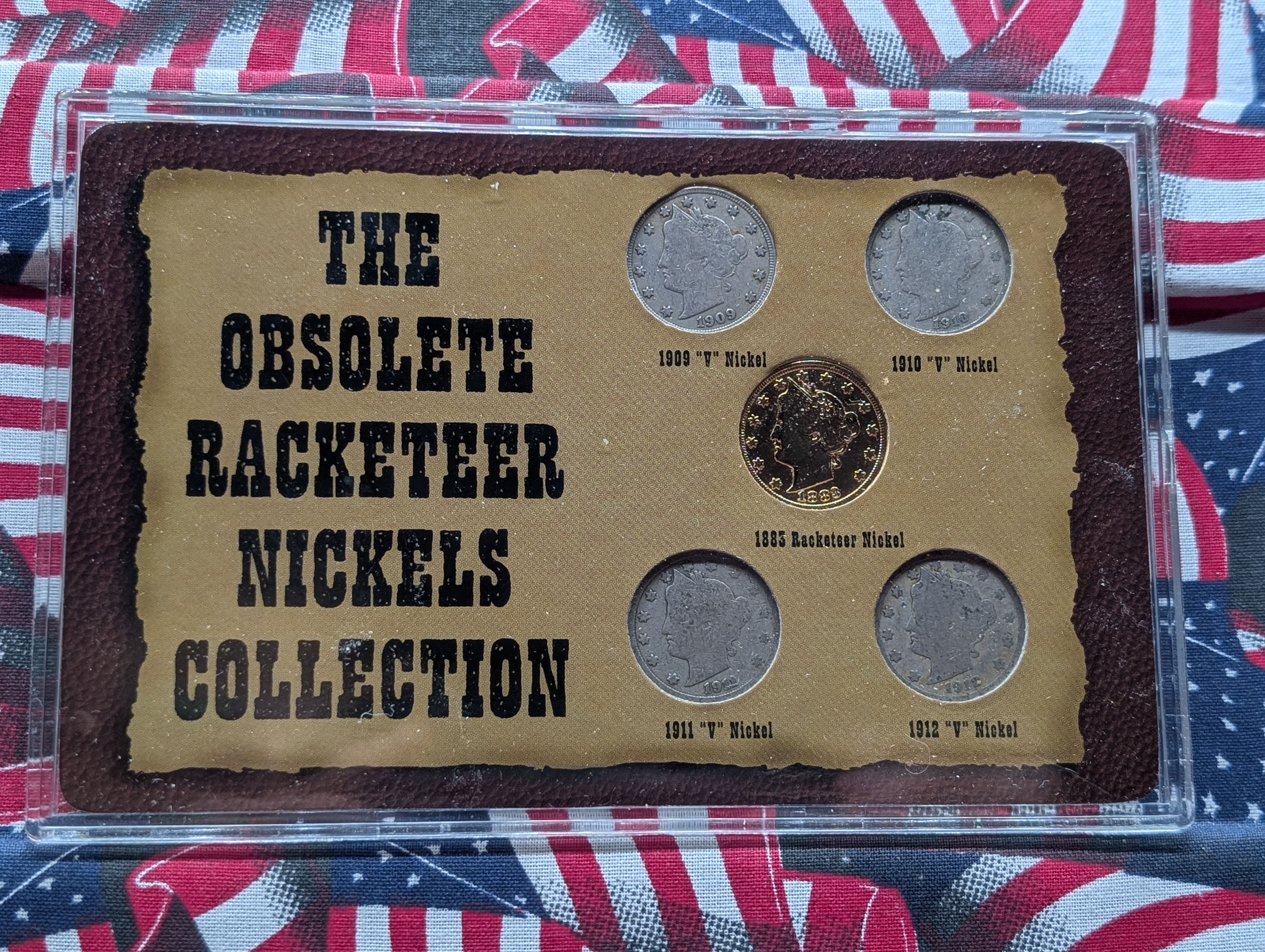 "The Obsolete Racketeer" 5-Coin Liberty V-Nickel Set