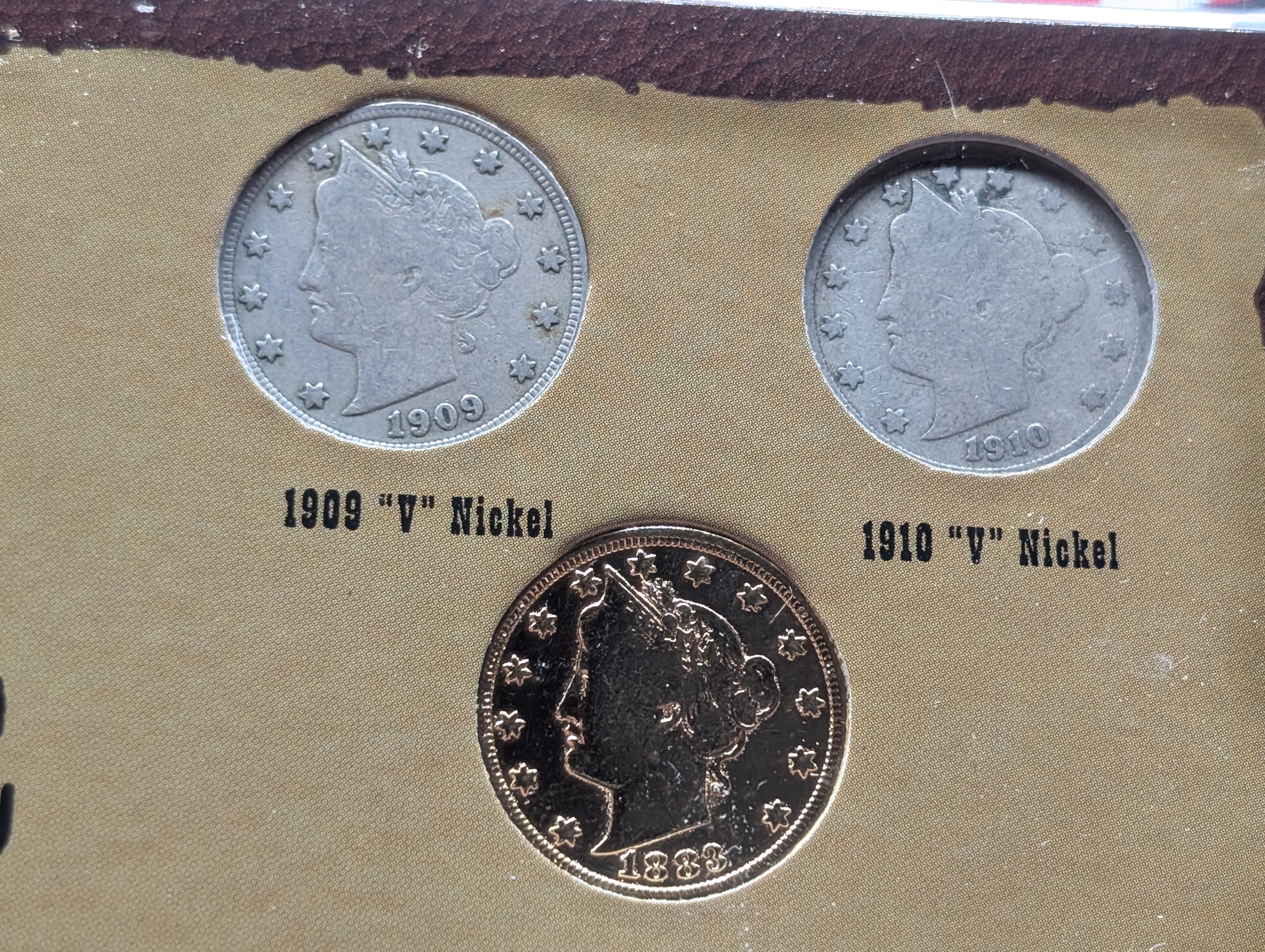 "The Obsolete Racketeer" 5-Coin Liberty V-Nickel Set