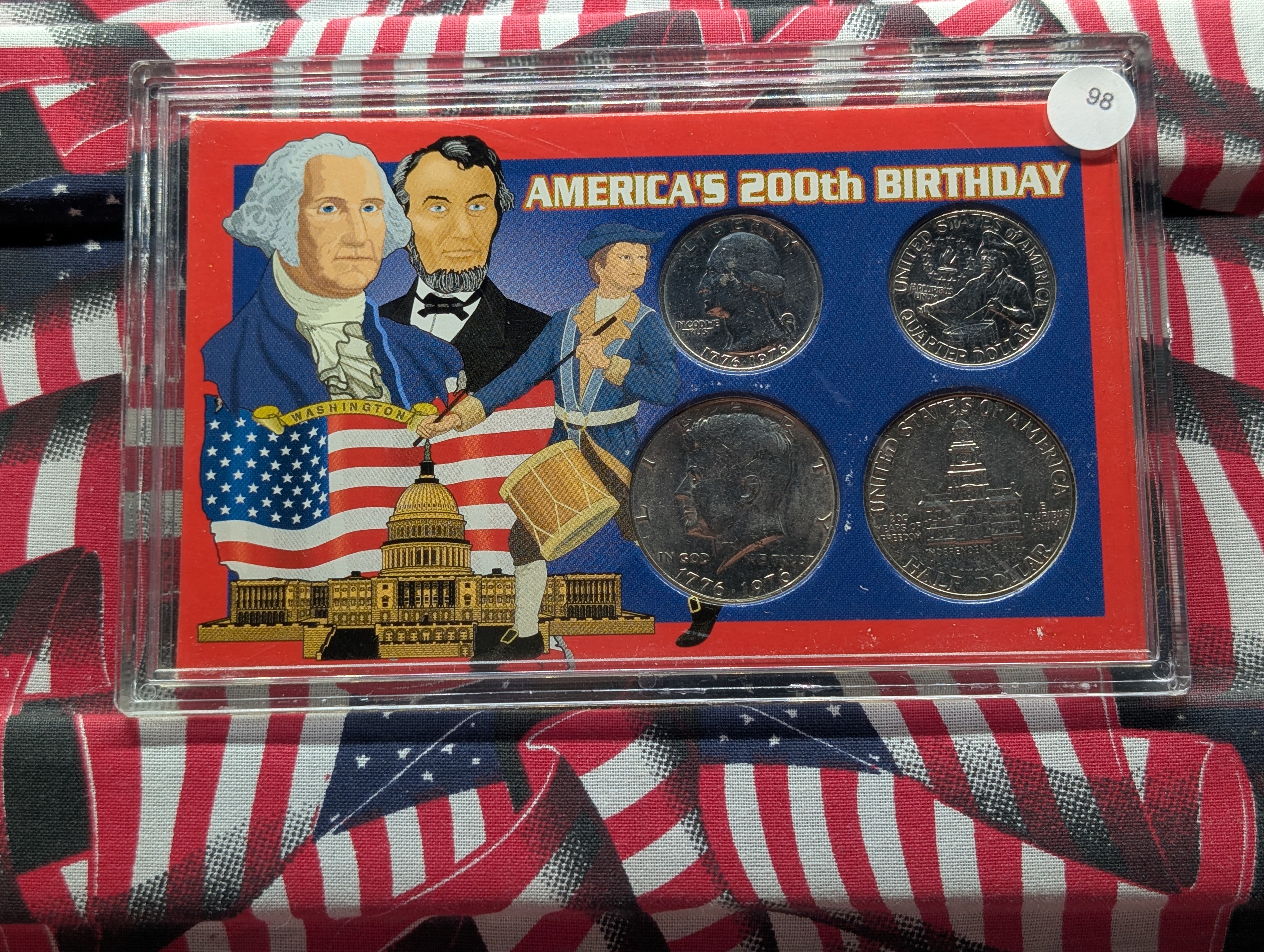 America's 200th Birthday 4-Coin Set