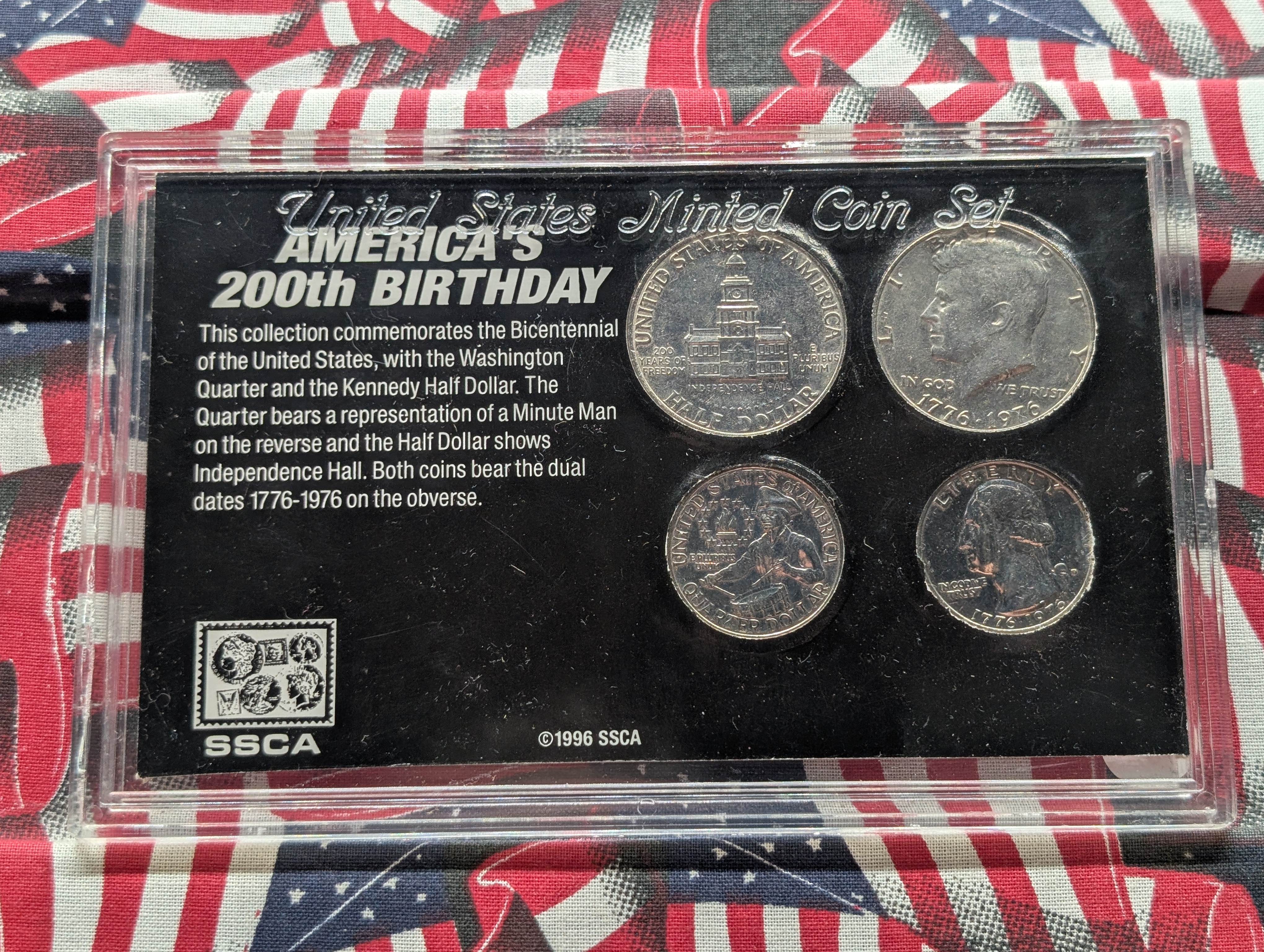 America's 200th Birthday 4-Coin Set