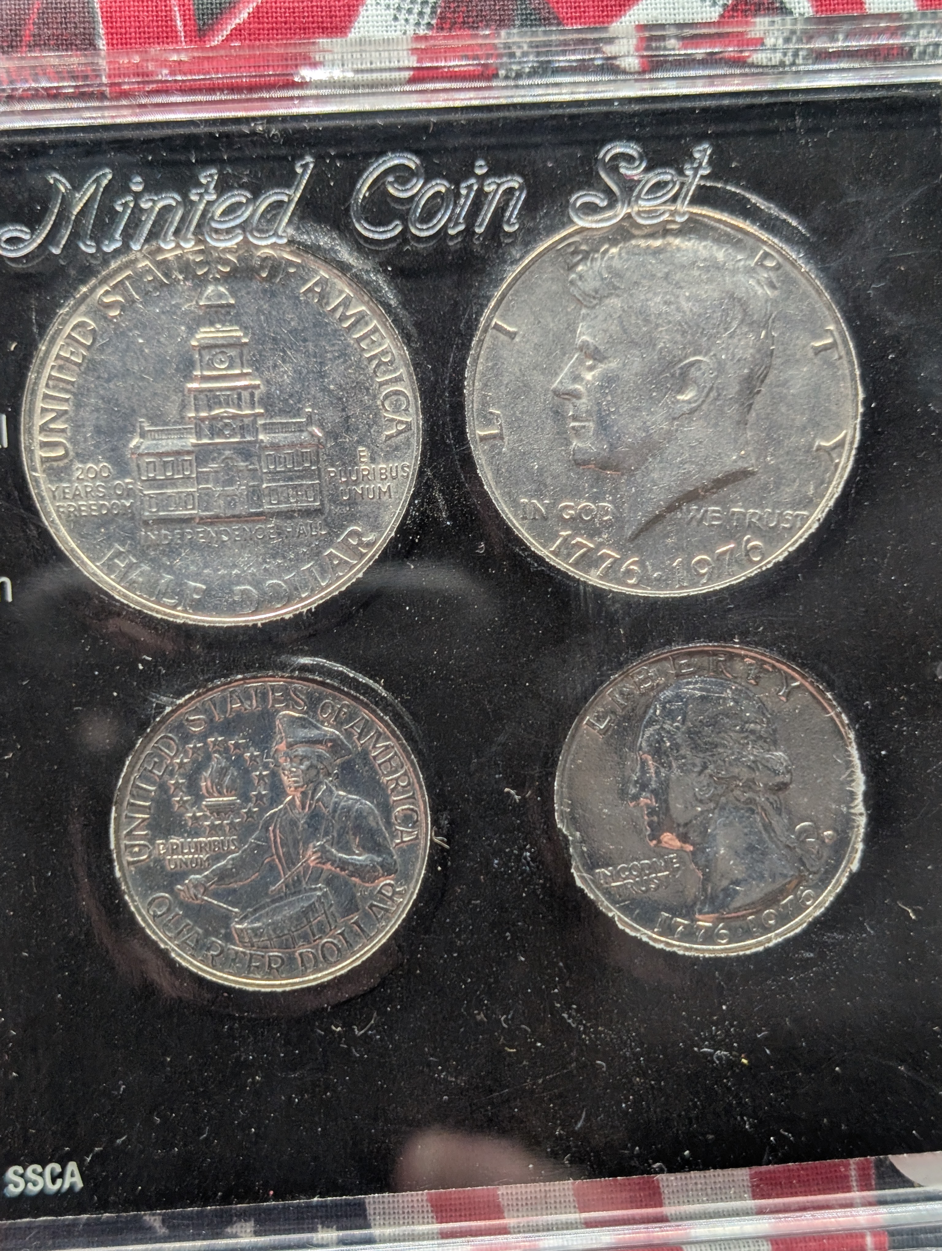 America's 200th Birthday 4-Coin Set