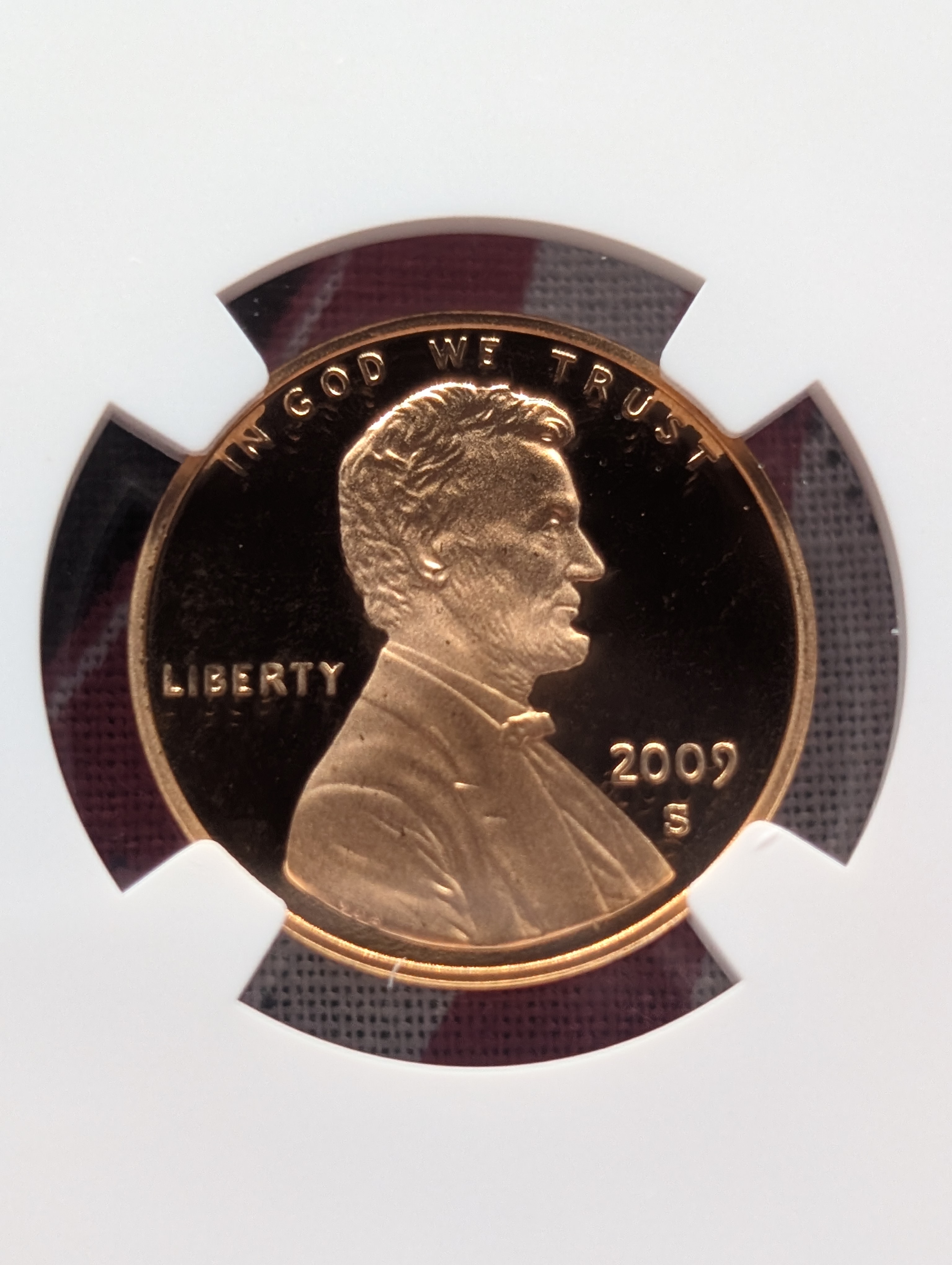 2009-S PROOF Bronze Lincoln Professional Life Cent - NGC PF69 RD Ultra Cameo