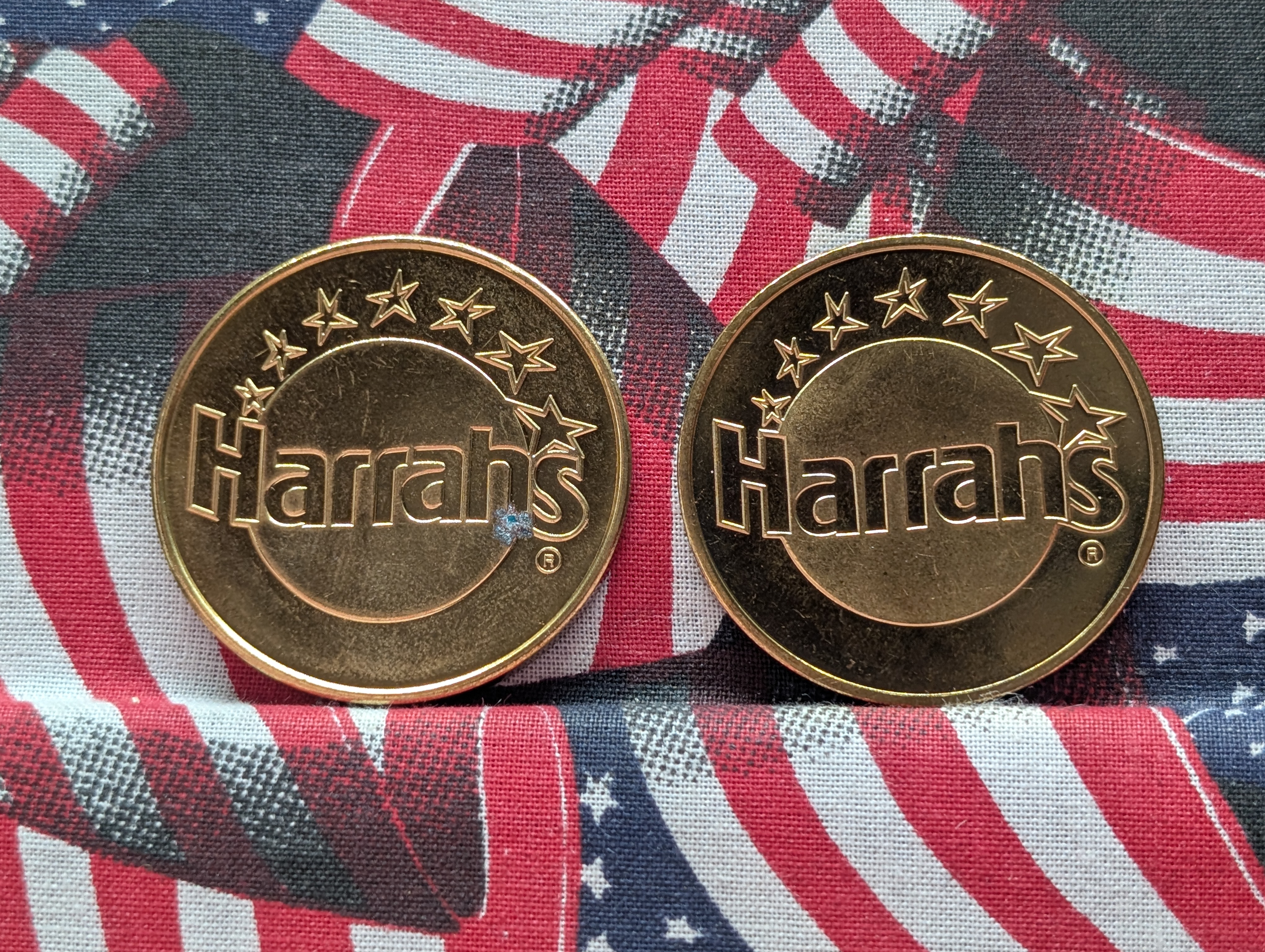 Harrah Elvis Presley Brass Medal Set - Includes 4 Brass Medals