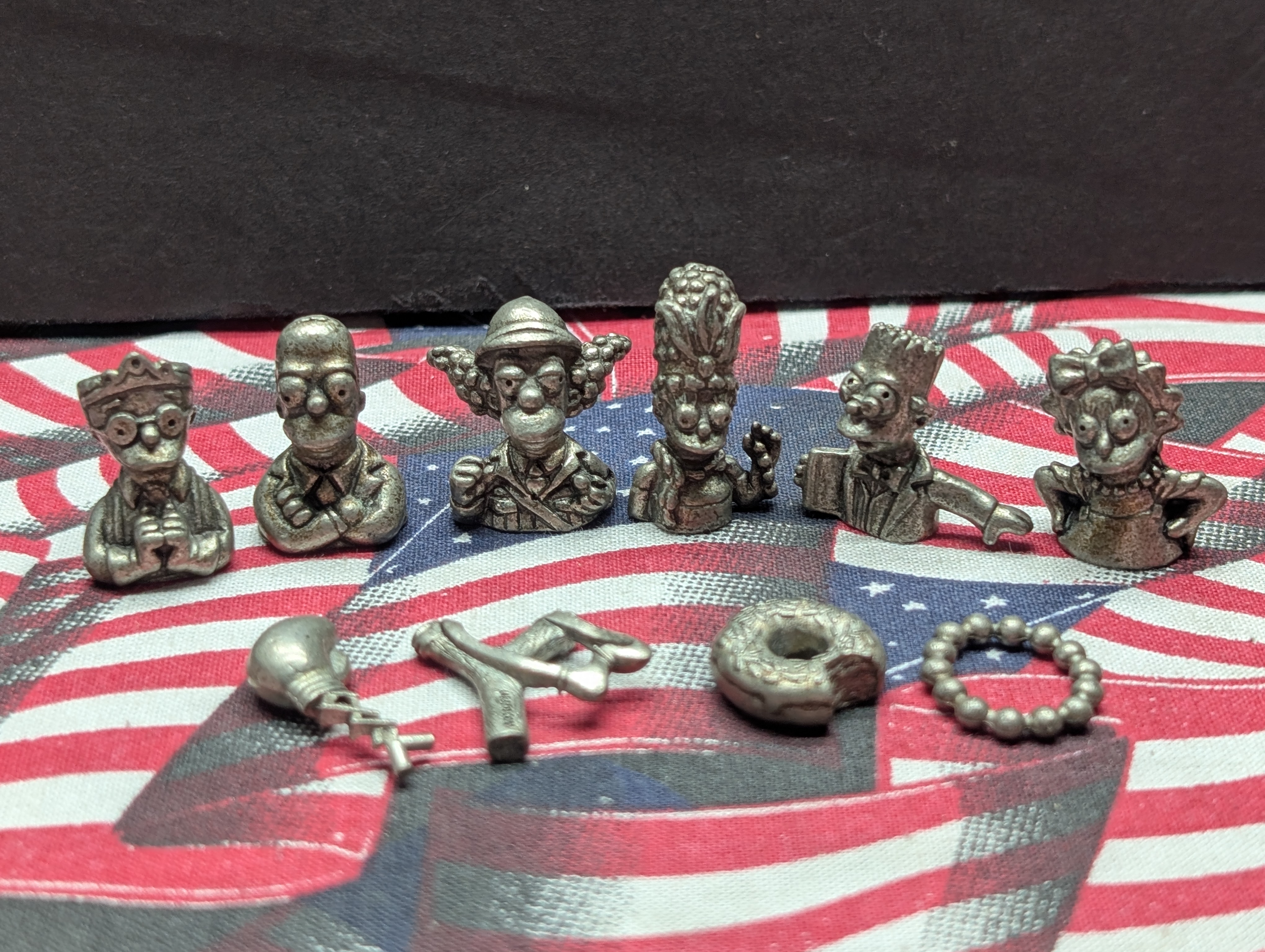(10) "Simpsons" Pewter Figurines